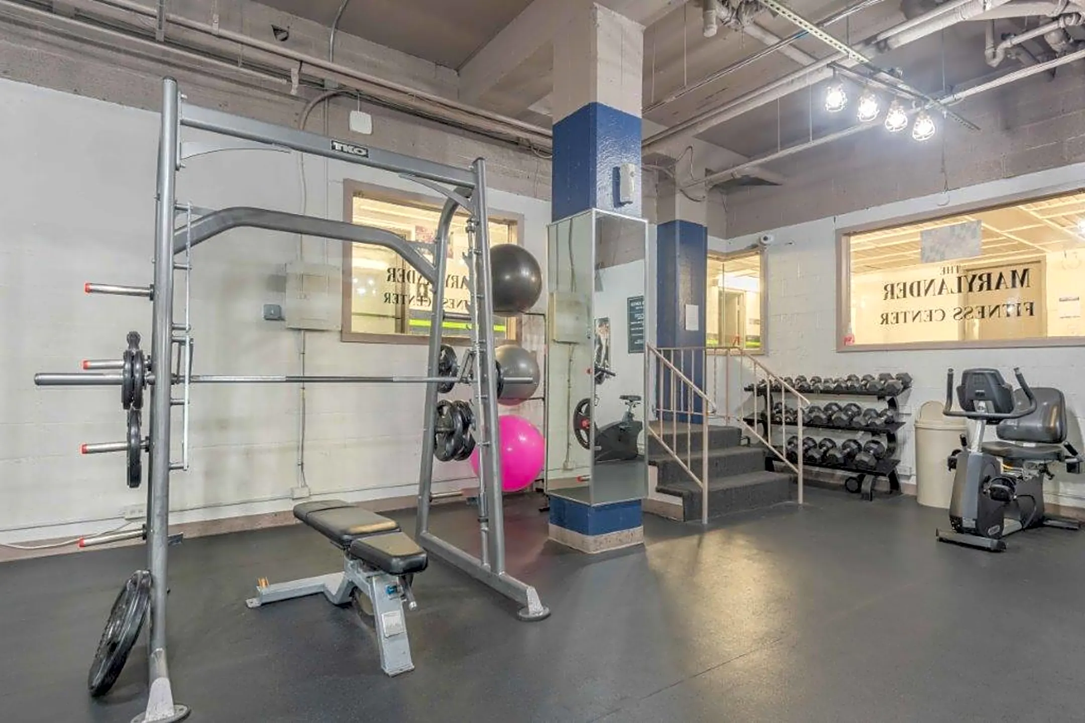Fitness Weight Room - The Marylander Apartment Homes - Baltimore, MD