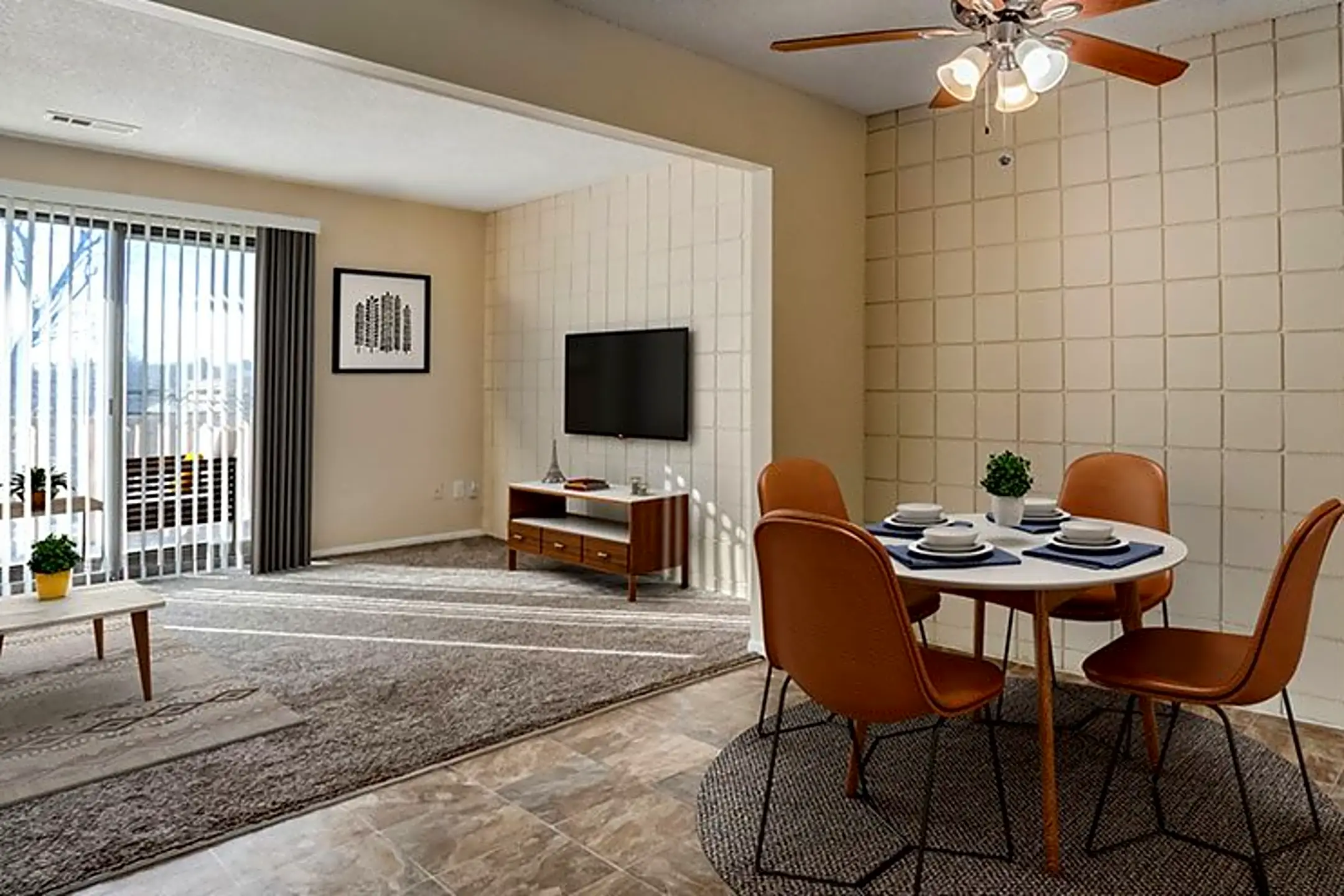 Dining Room - Flats at Wildwood - Kansas City, MO