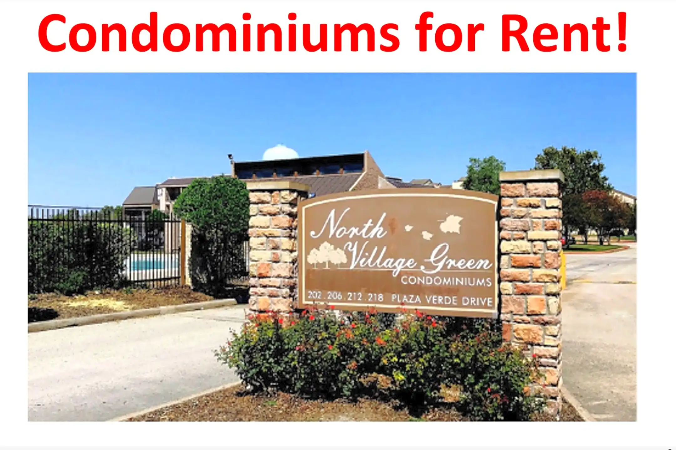 Plaza Verde Condos for Rent Condos Houston, TX 77038