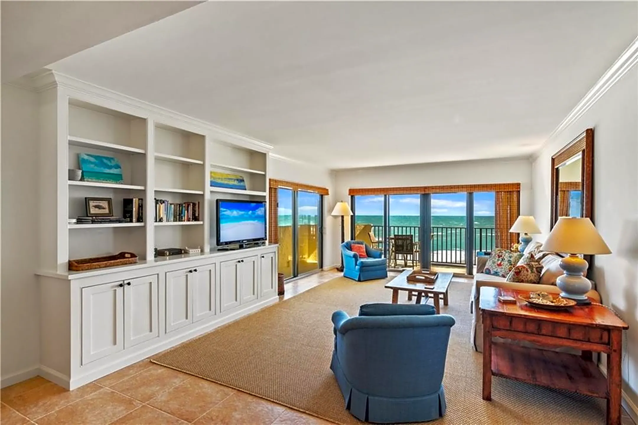Living Room - 2636 Ocean Dr #404 - Vero Beach, FL