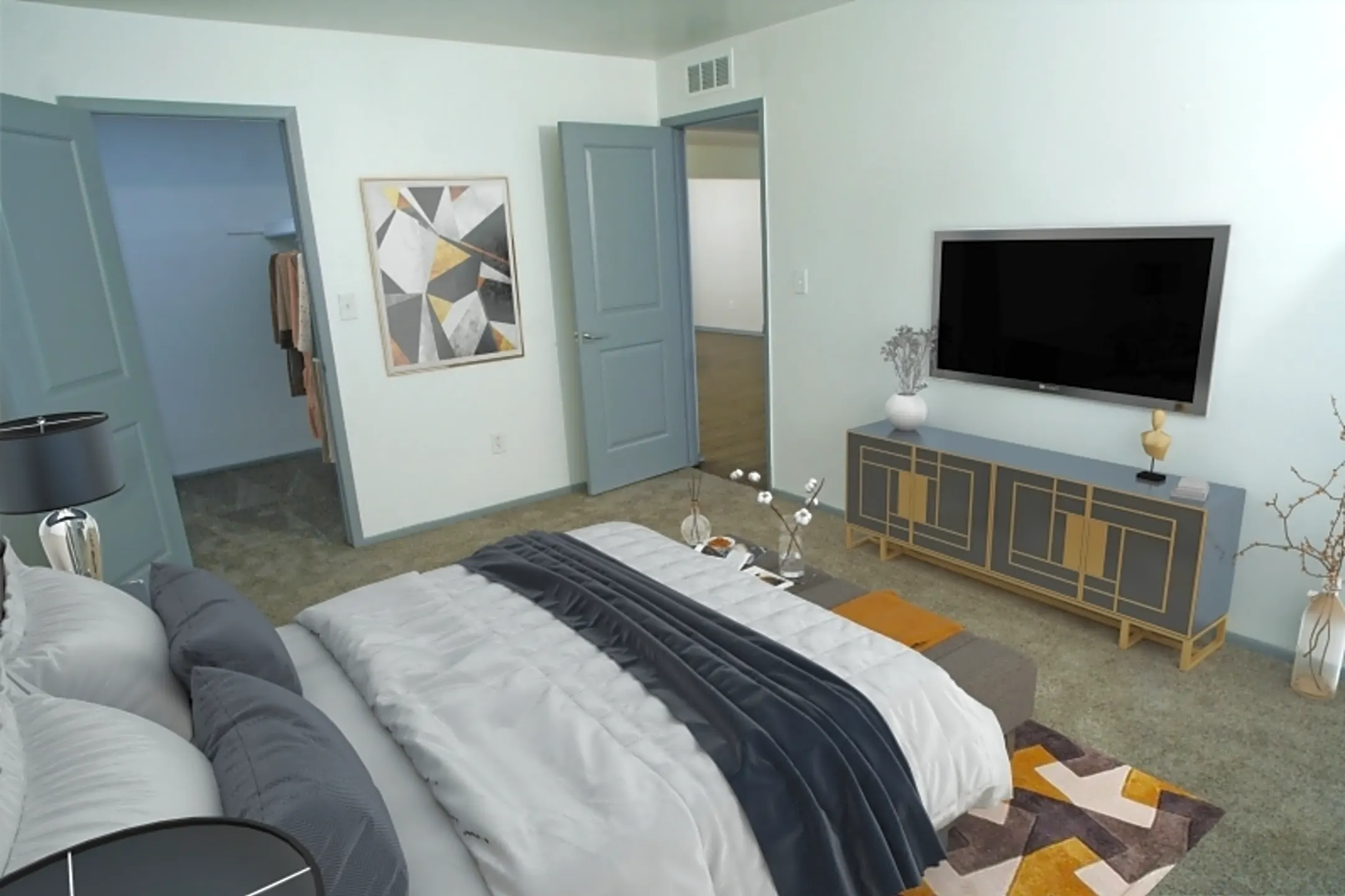 Bedroom - Bedford Square Apartments - Canton, MI