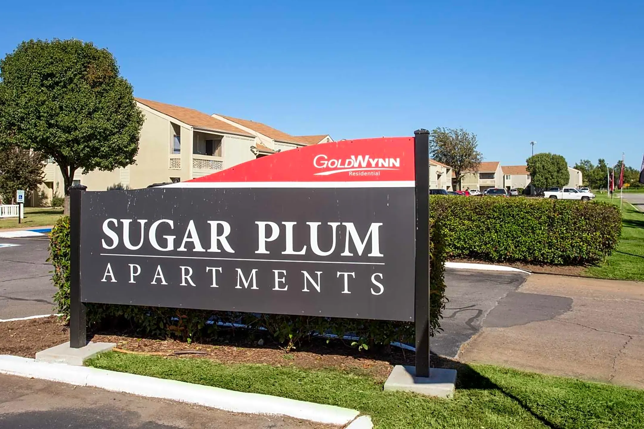 Community Signage - Sugar Plum Apartments - Tulsa, OK