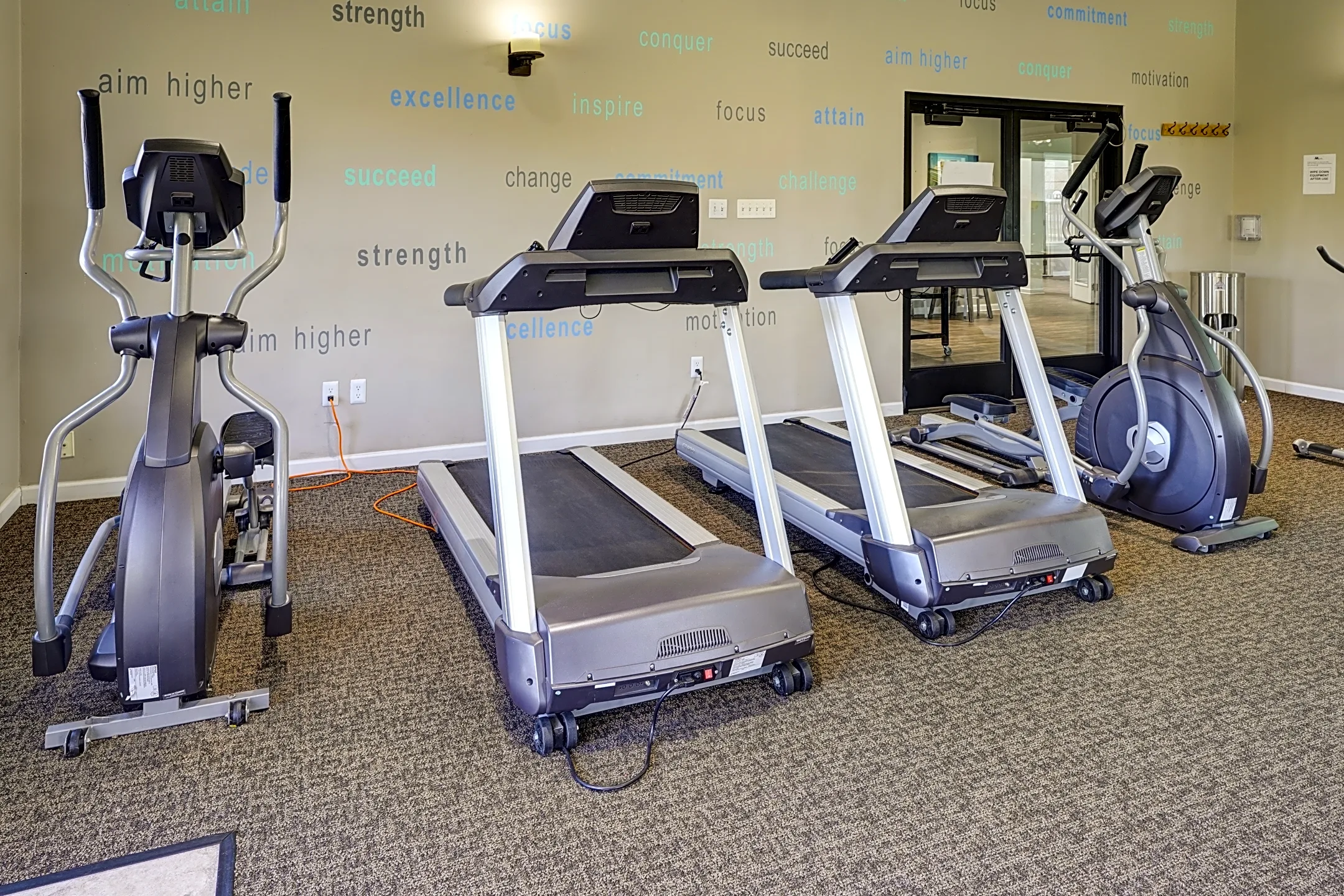 Fitness Weight Room - The M Club Apartments - Indianapolis, IN