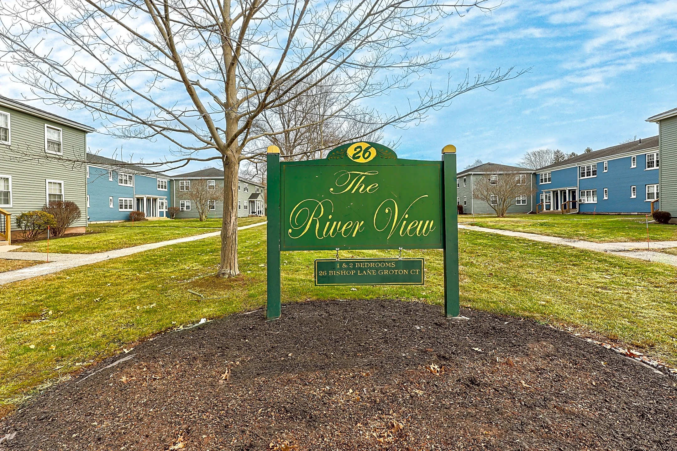 Community Signage - The River View Apartments - Groton, CT