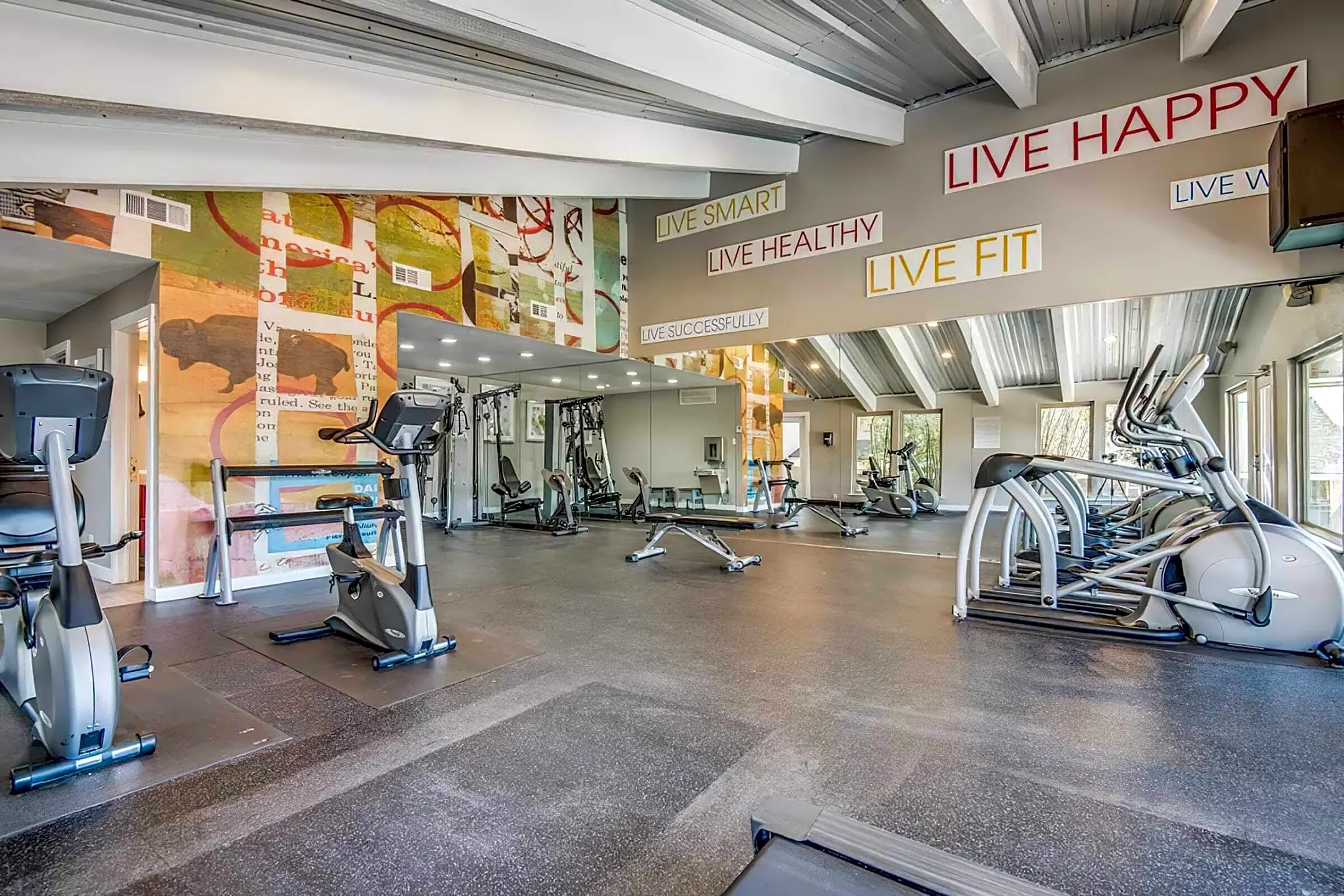 Fitness Weight Room - Serenity Residences - San Antonio, TX