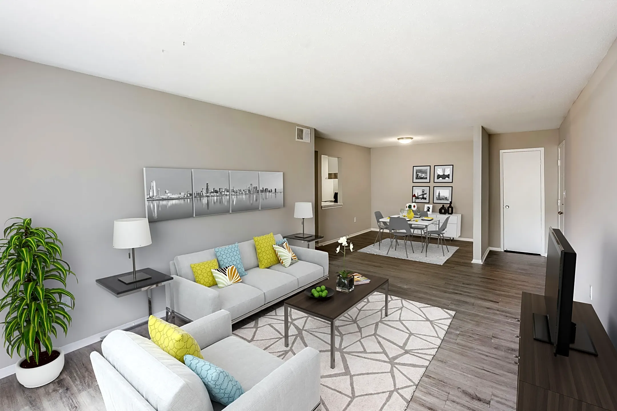 Living Room - Madison Park Apartments - Ridgeland, MS