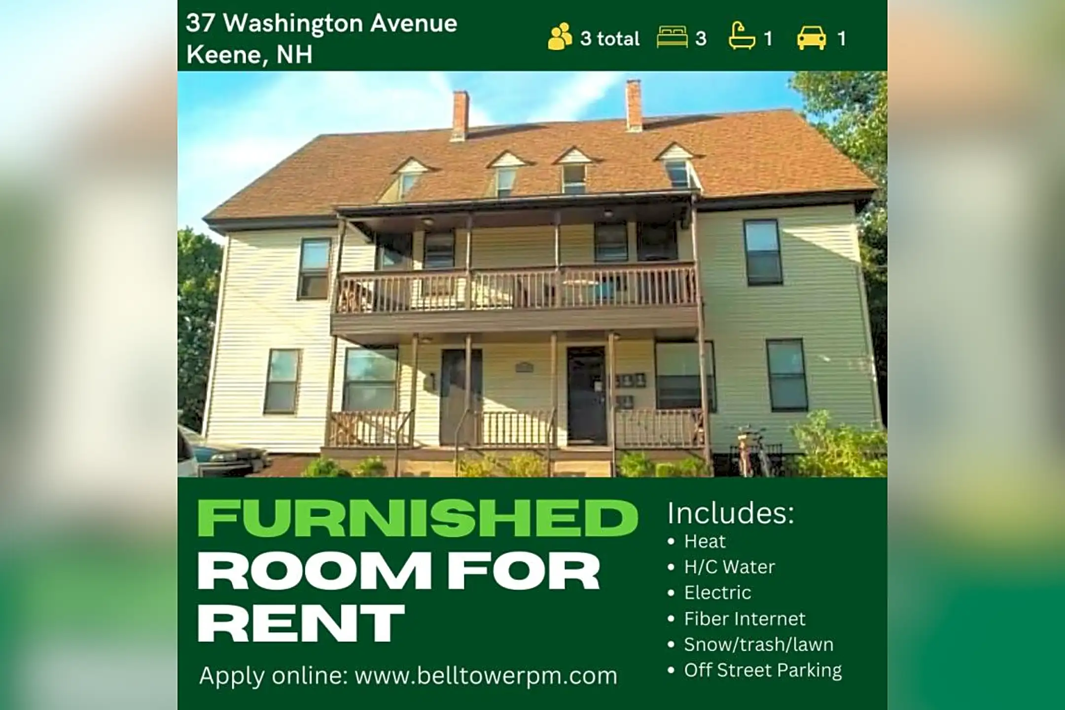 3537 Washington Ave 3537 Washington Ave unit 1A Keene, NH