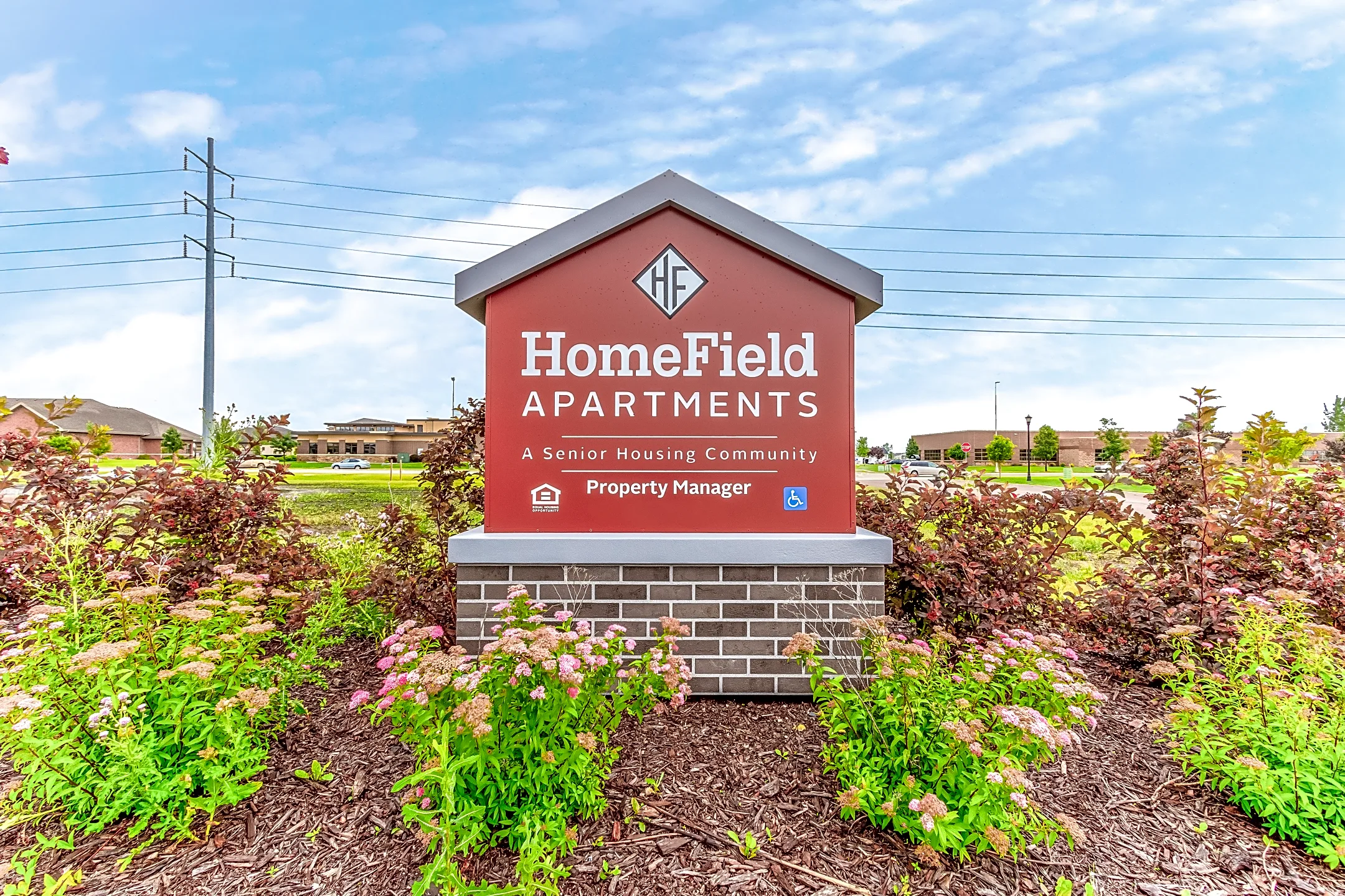 Community Signage - Homefield Senior Living Apartments - Fargo, ND