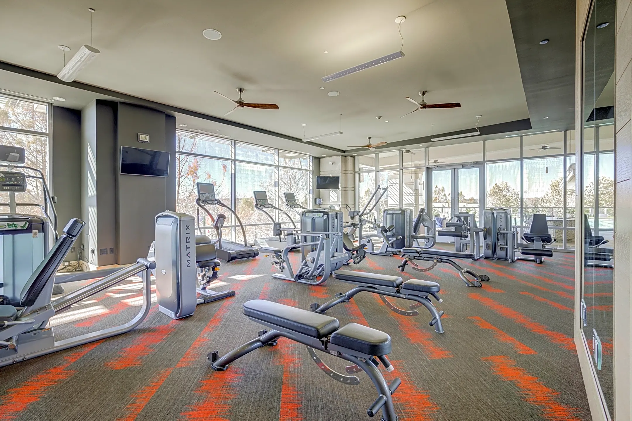Fitness Weight Room - Gables Park Tower - Austin, TX
