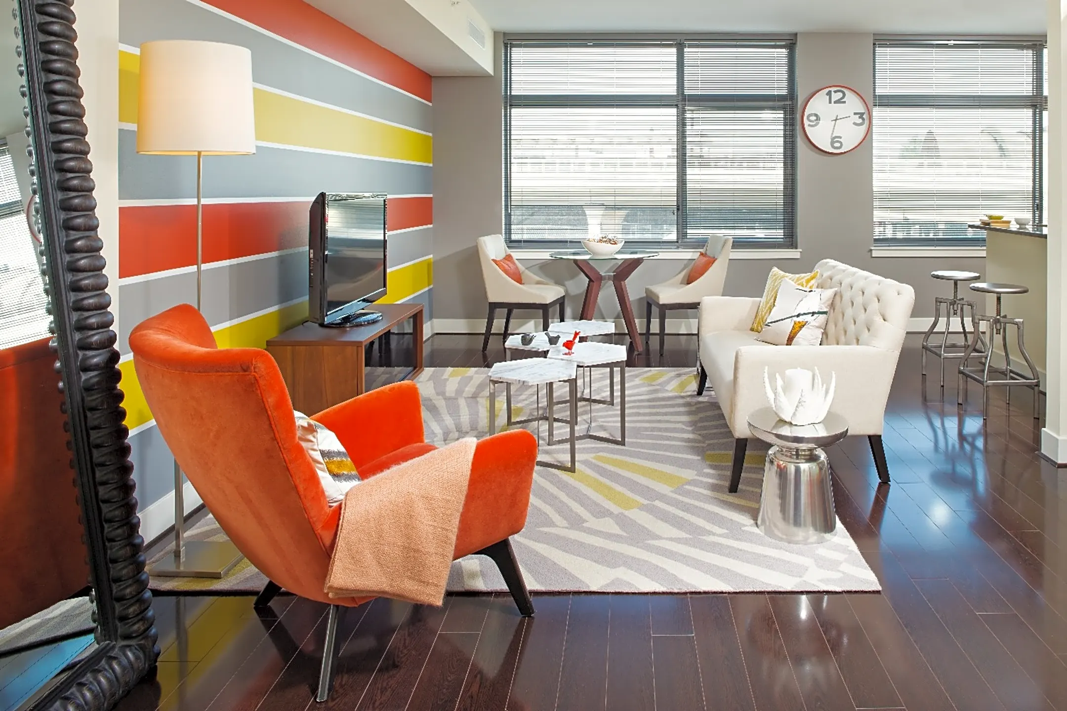 Living Room - Flats 130 At Constitution Square - Washington, DC