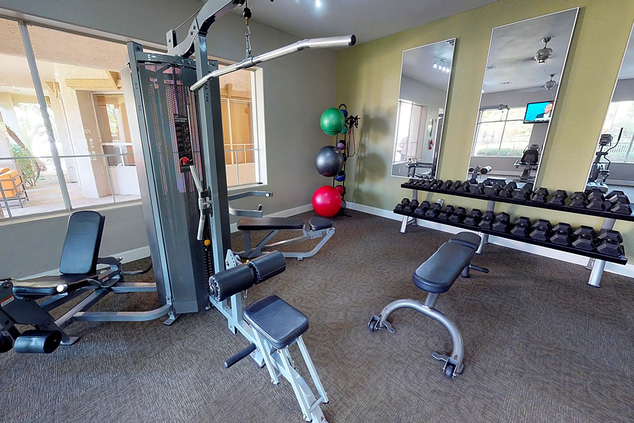 Fitness Weight Room - The Cortina - Phoenix, AZ