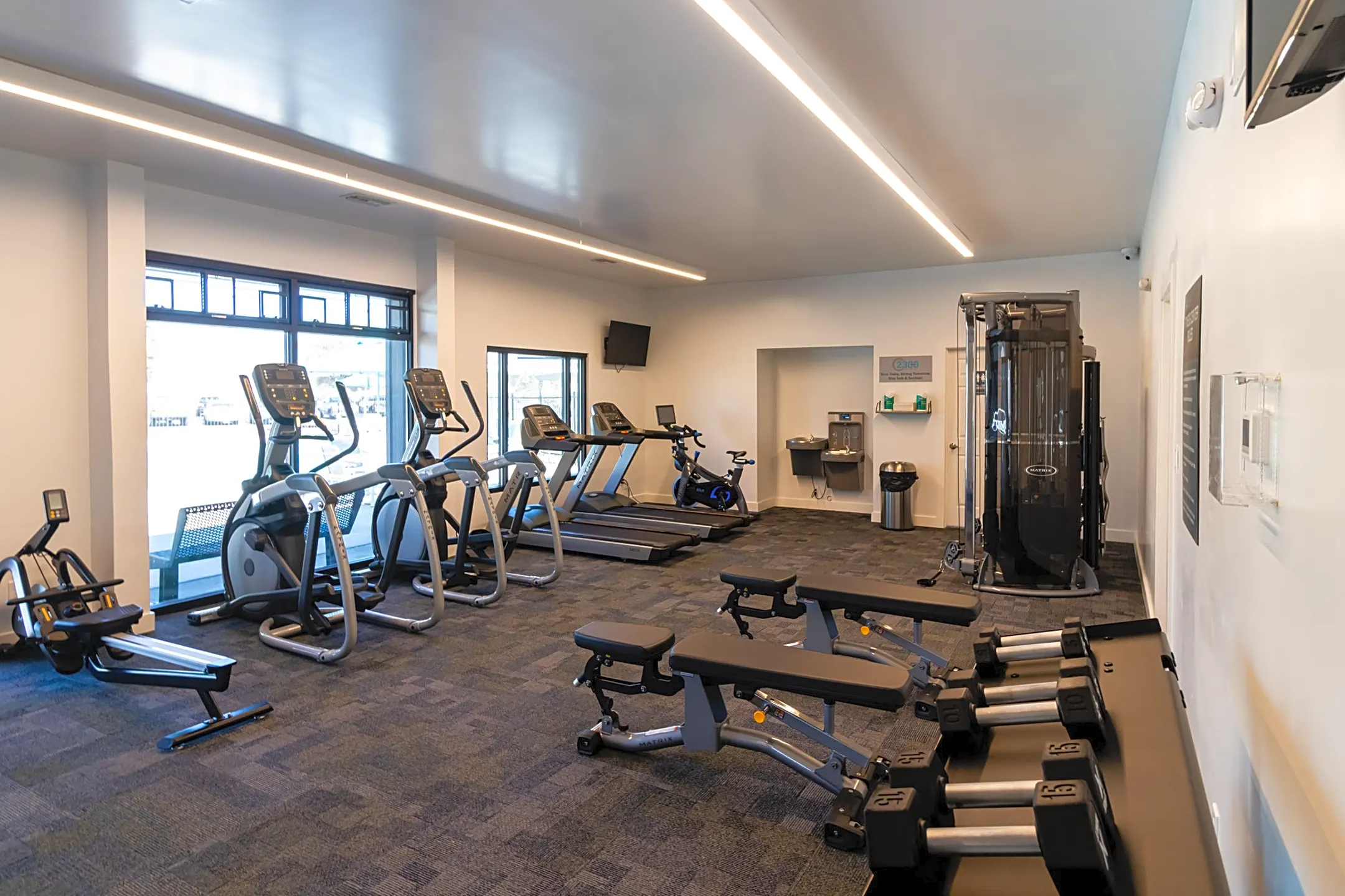 Fitness Weight Room - 2300 West Apartments - Reno, NV