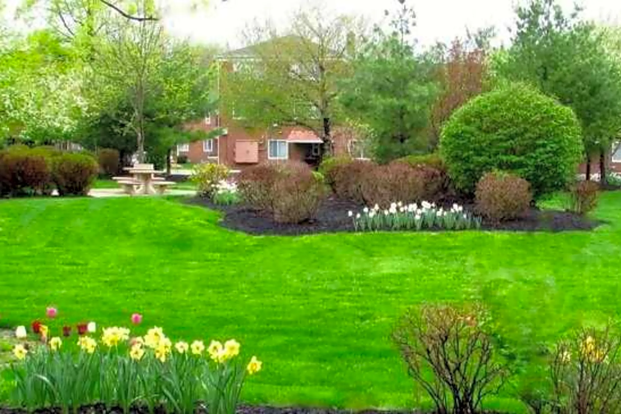 Courtyard - Lawn Village Apartments and Townhomes - Fairview Park, OH