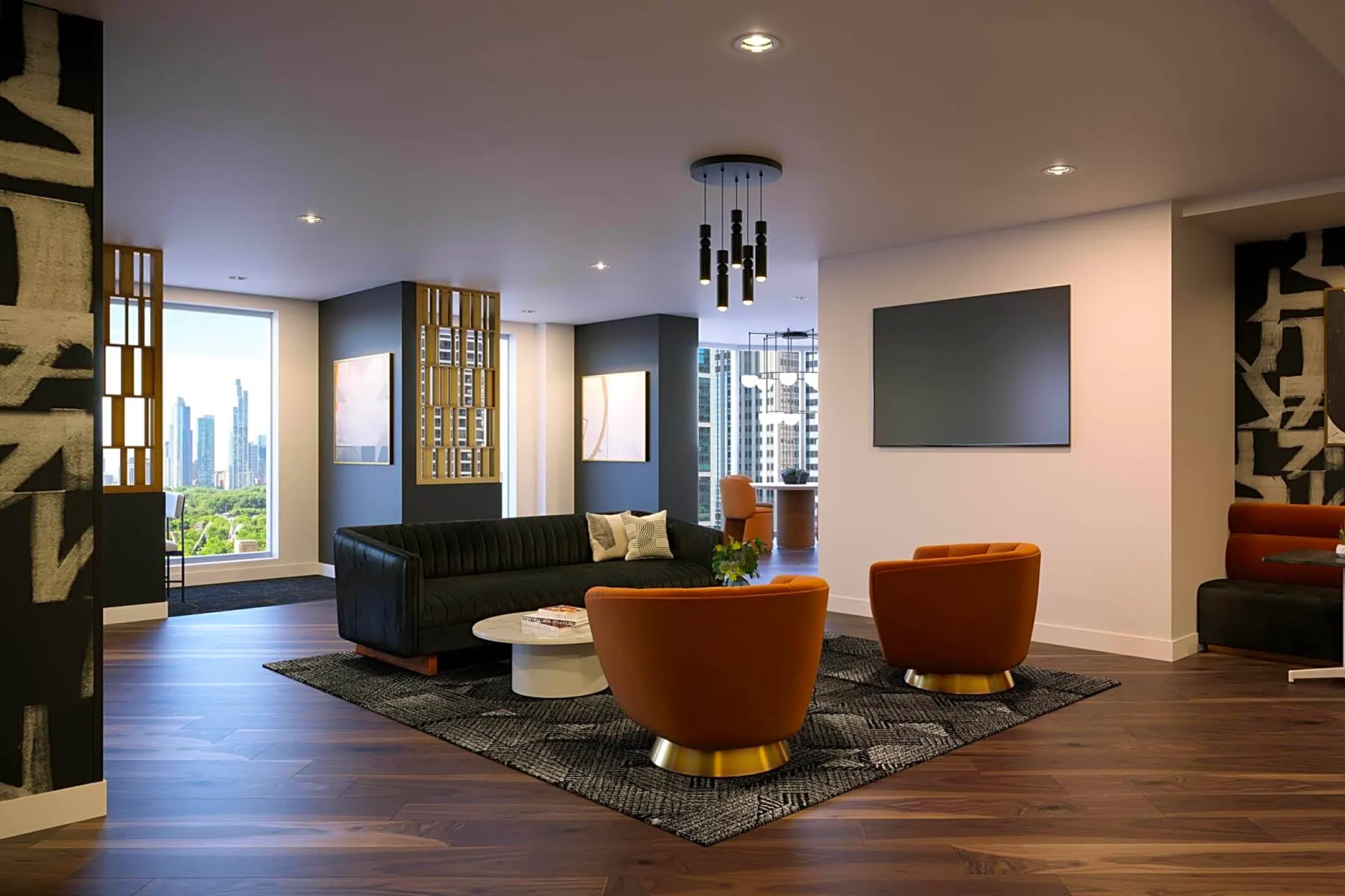 Living Room - 207 N Harbor Dr - Chicago, IL