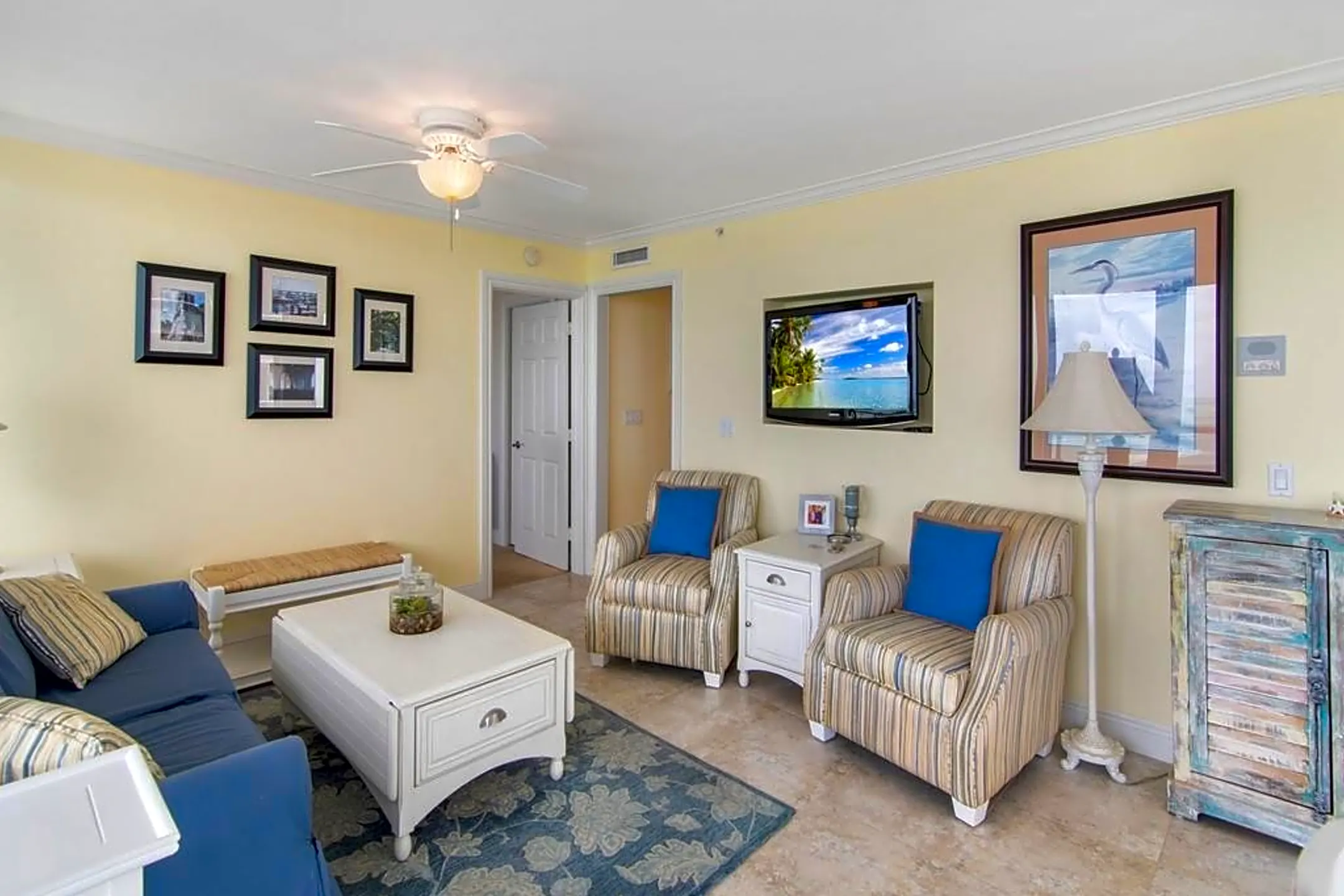 Living Room - 3554 Ocean Dr #1003S - Vero Beach, FL