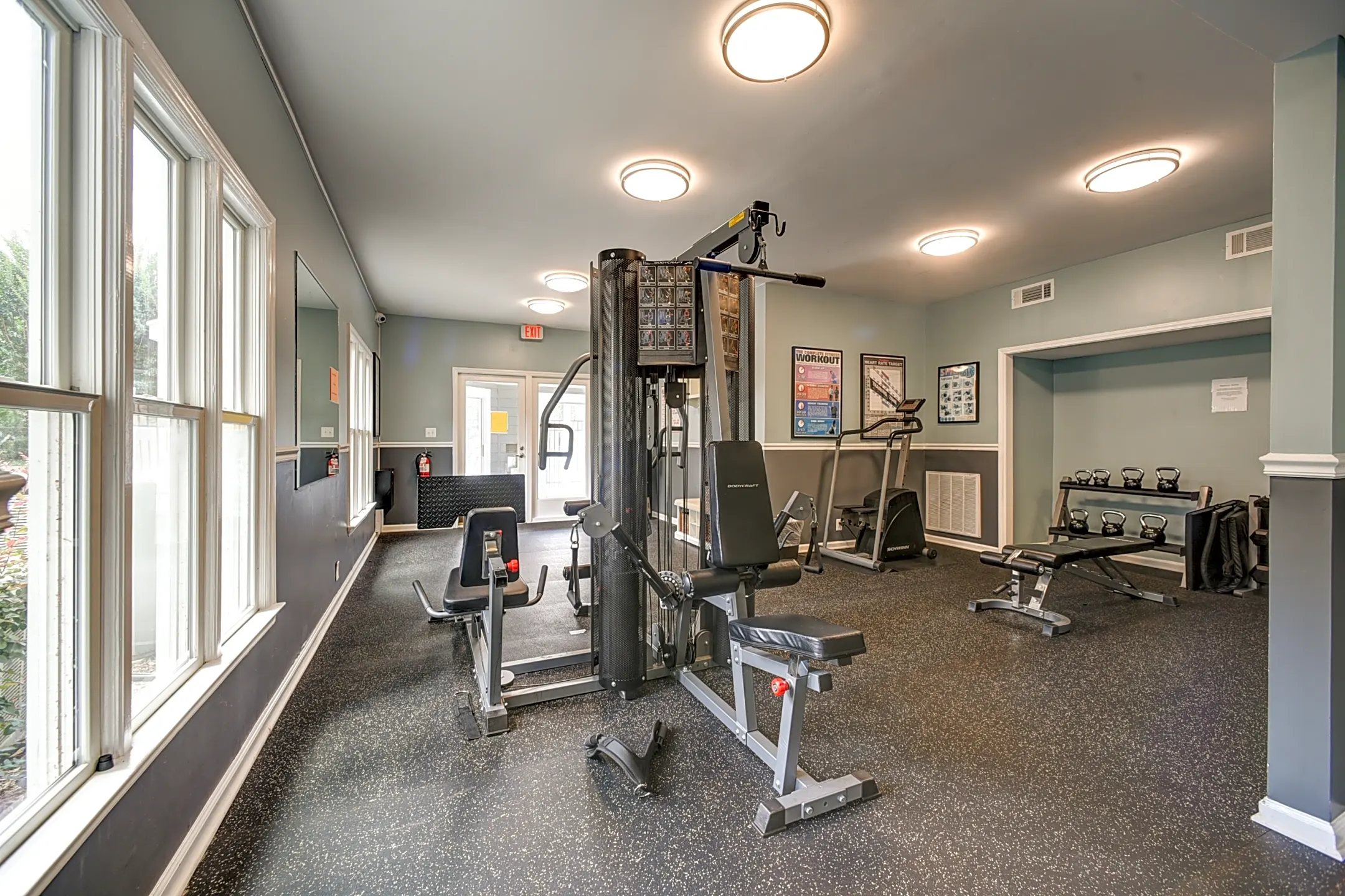 Fitness Weight Room - Bentley Ridge Apartments - Durham, NC