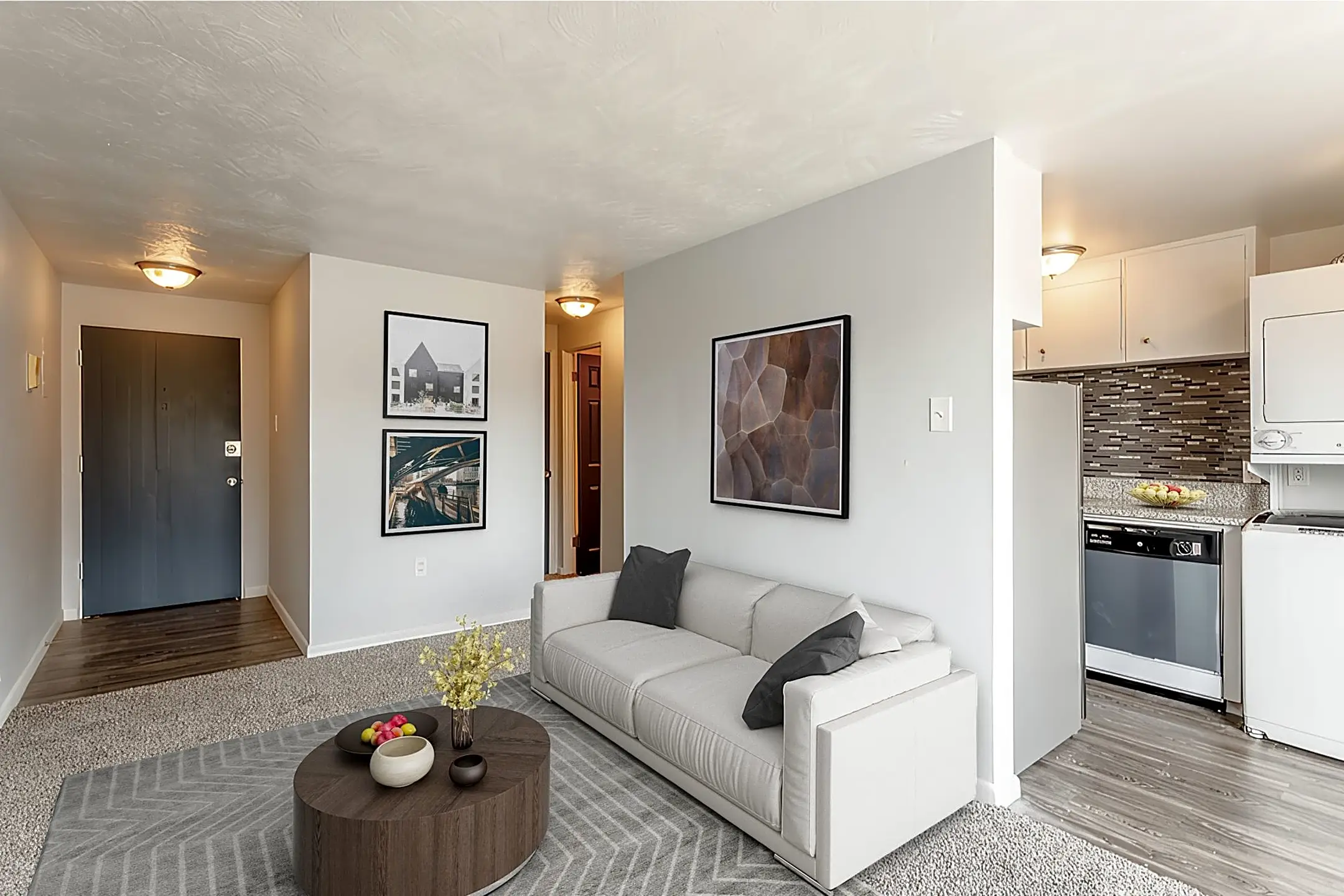 Knight Apartments and Sunlight Townhomes located in historic downtown