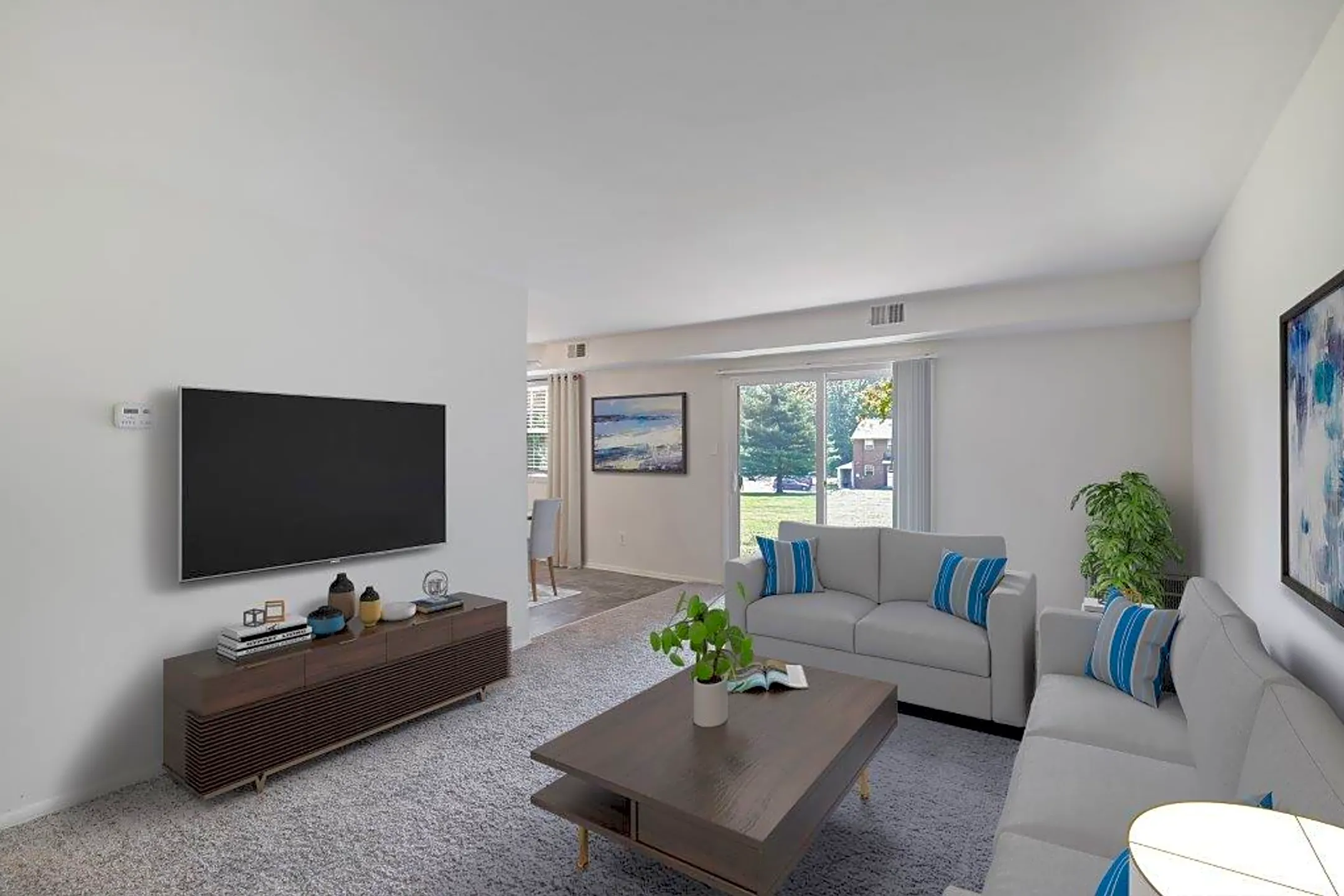 Living Room - Longview Apartment Homes - Wilmington, DE