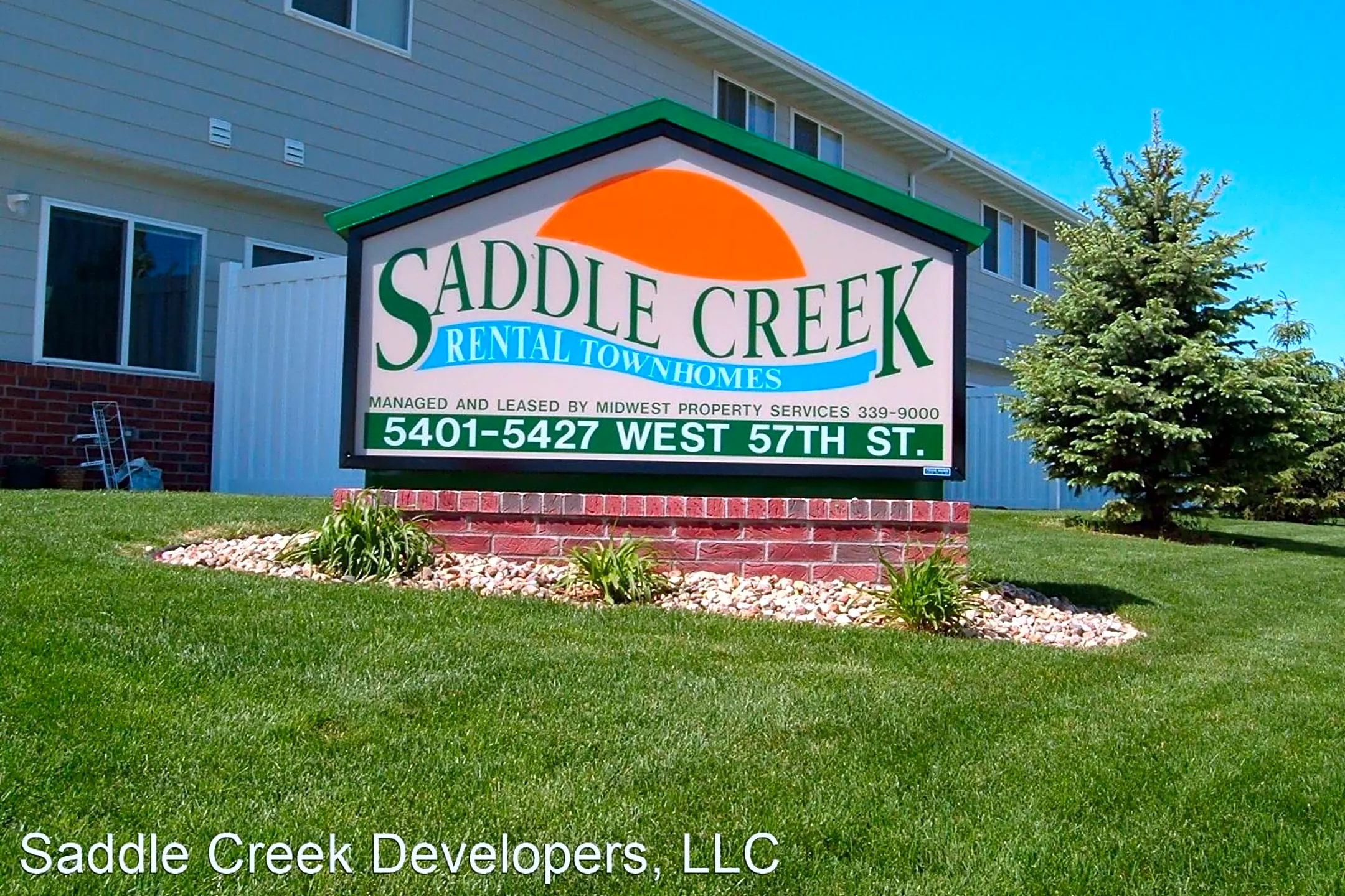 Community Signage - Saddle Creek Townhomes - Sioux Falls, SD