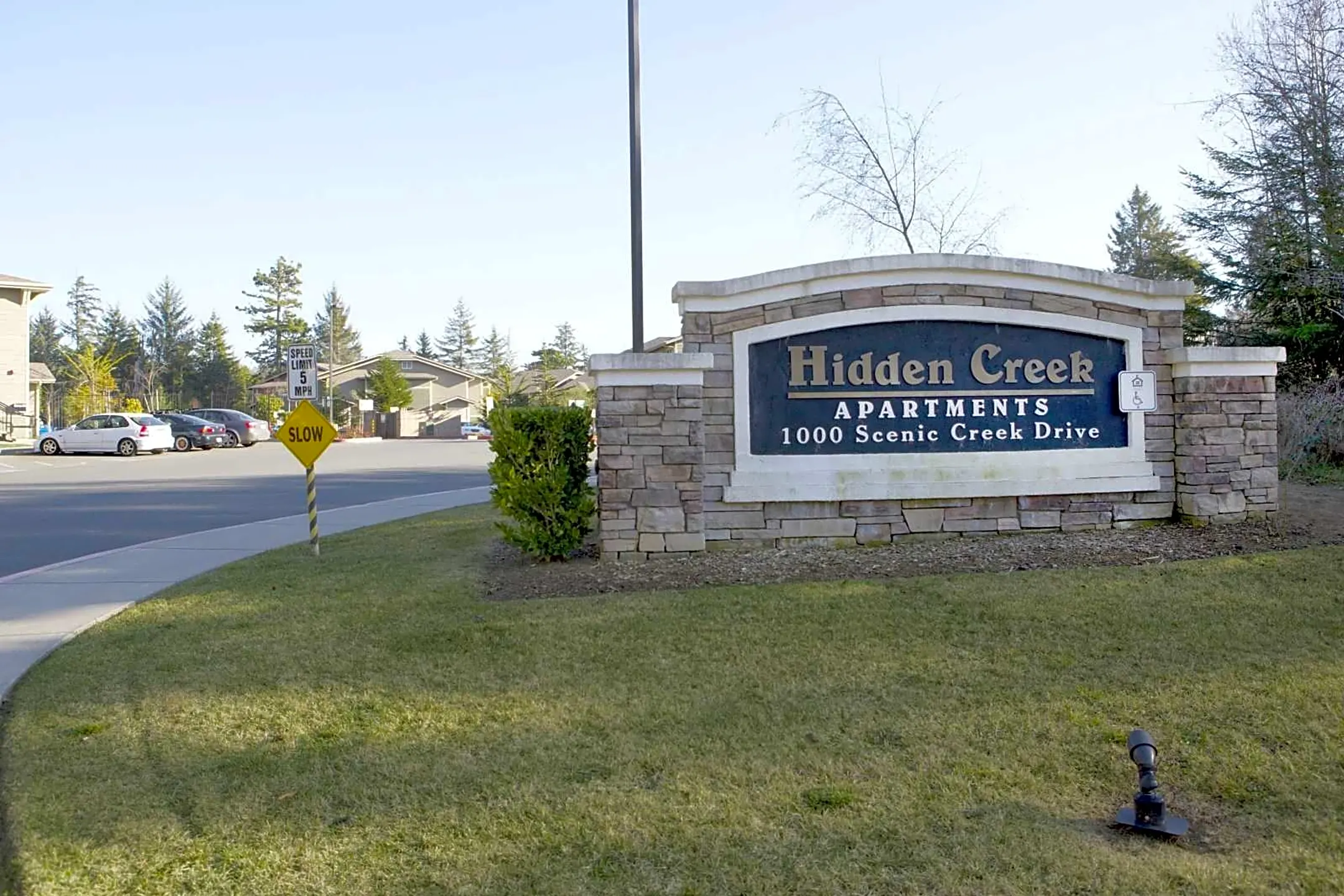Community Signage - Hidden Creek Apartments - Crescent City, CA