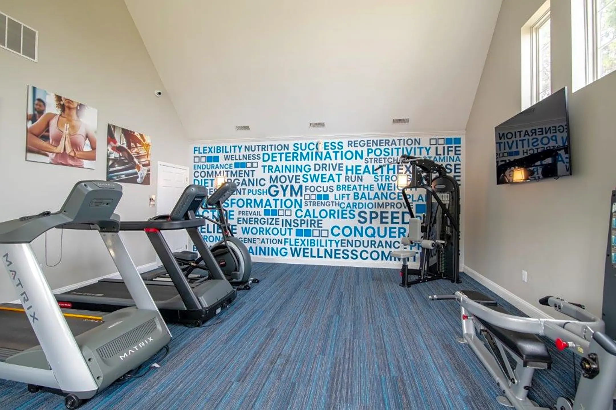 Fitness Weight Room - Abrams Run Apartment Homes - King of Prussia, PA