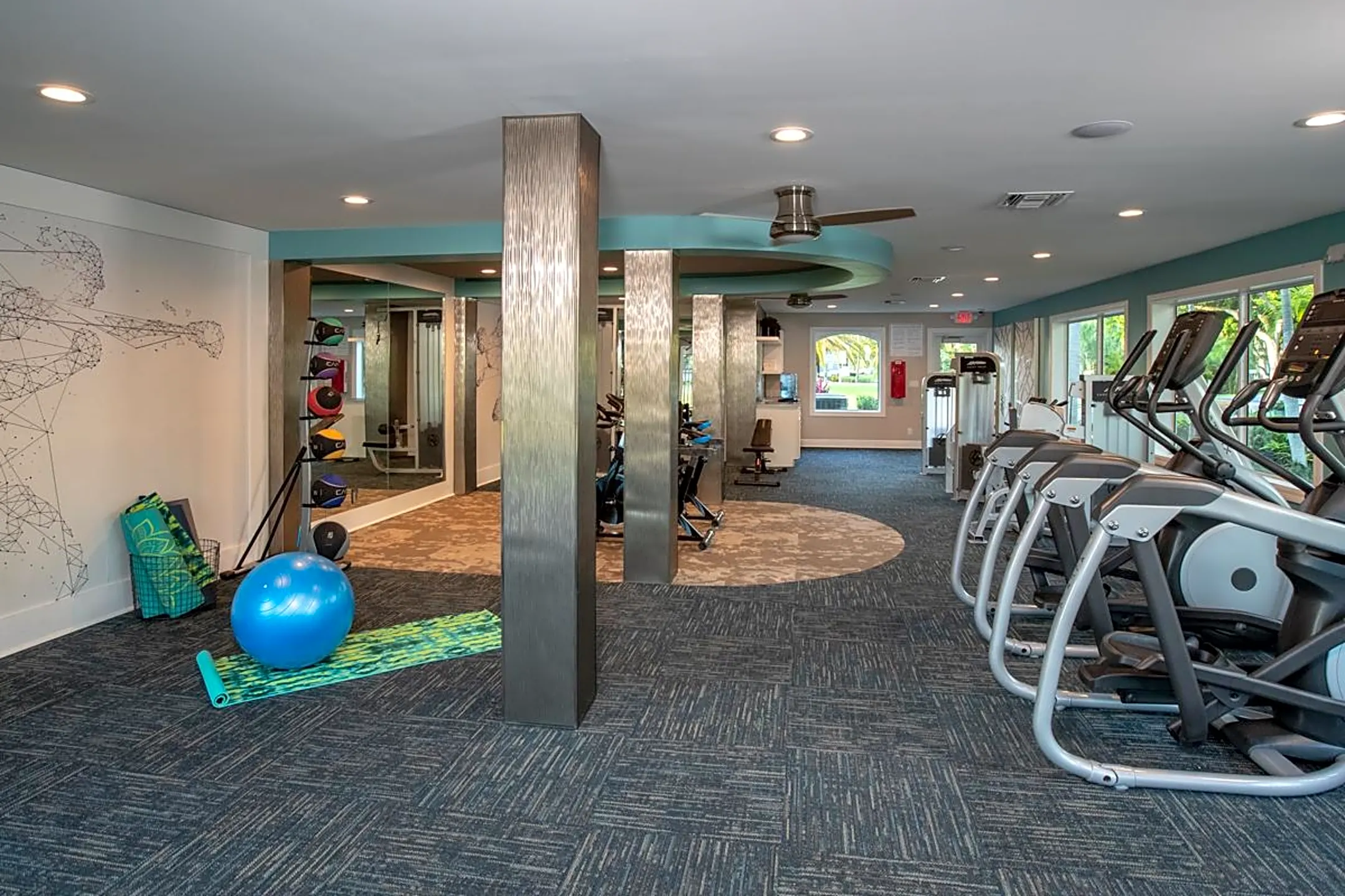 Fitness Weight Room - The View at Water's Edge - Lantana, FL