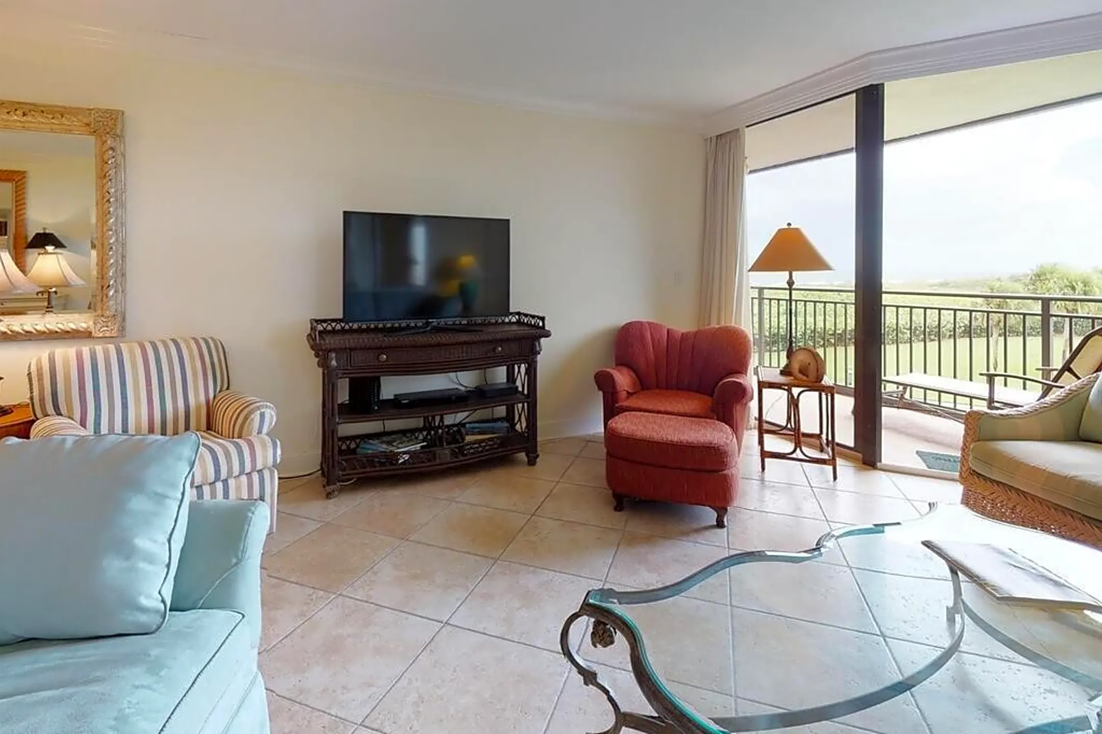 Living Room - 1480 Ocean Dr #2J - Vero Beach, FL