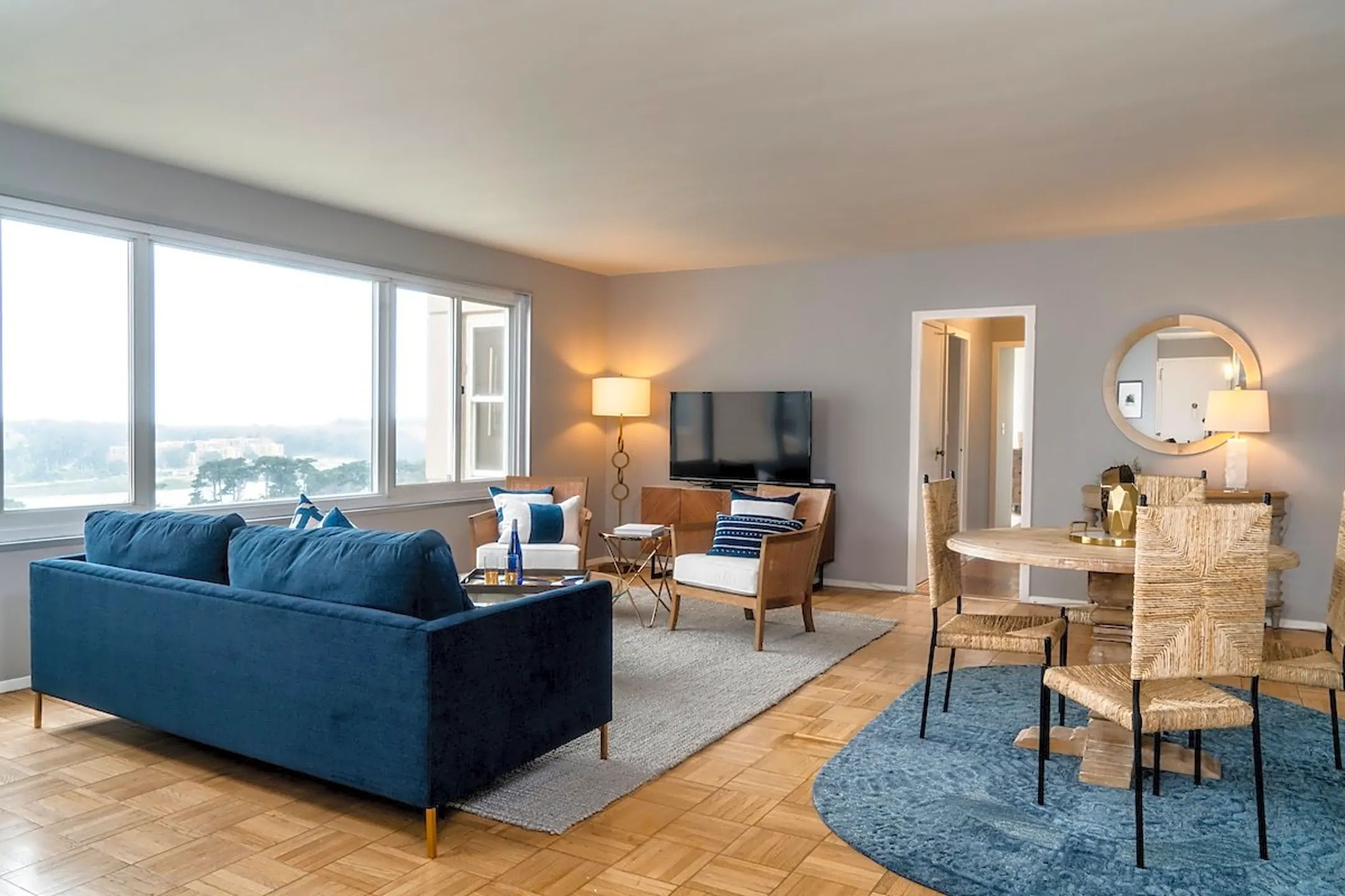 Living Room - Parkmerced Apartments - San Francisco, CA