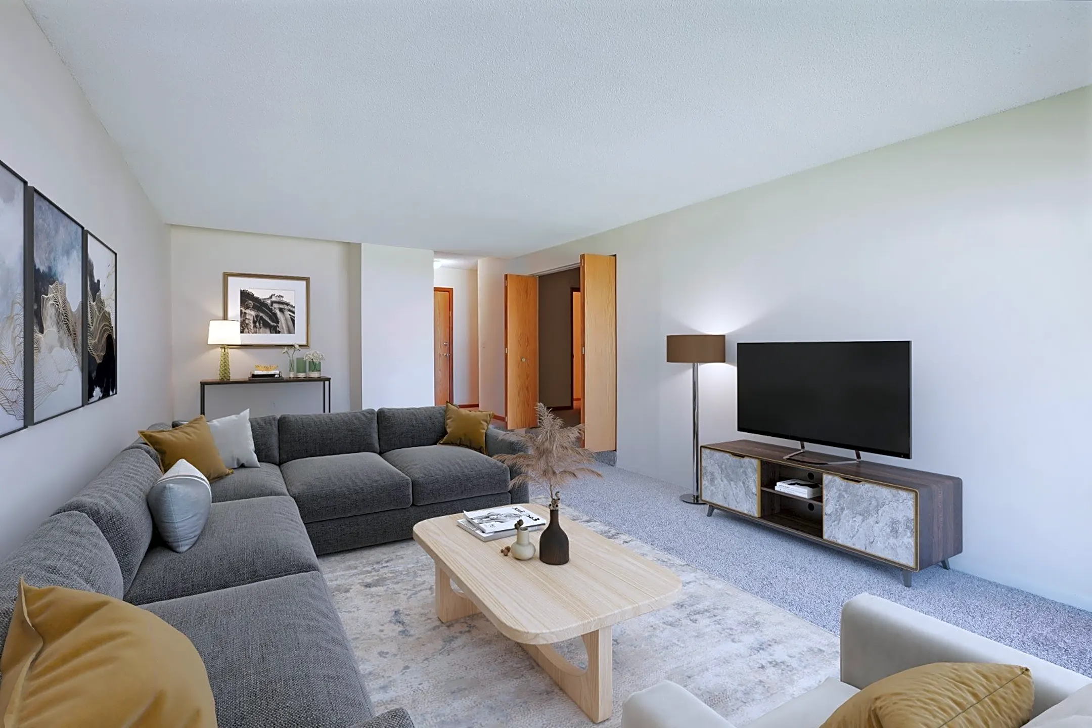 Living Room - Metropolitan Towers - Bloomington, MN