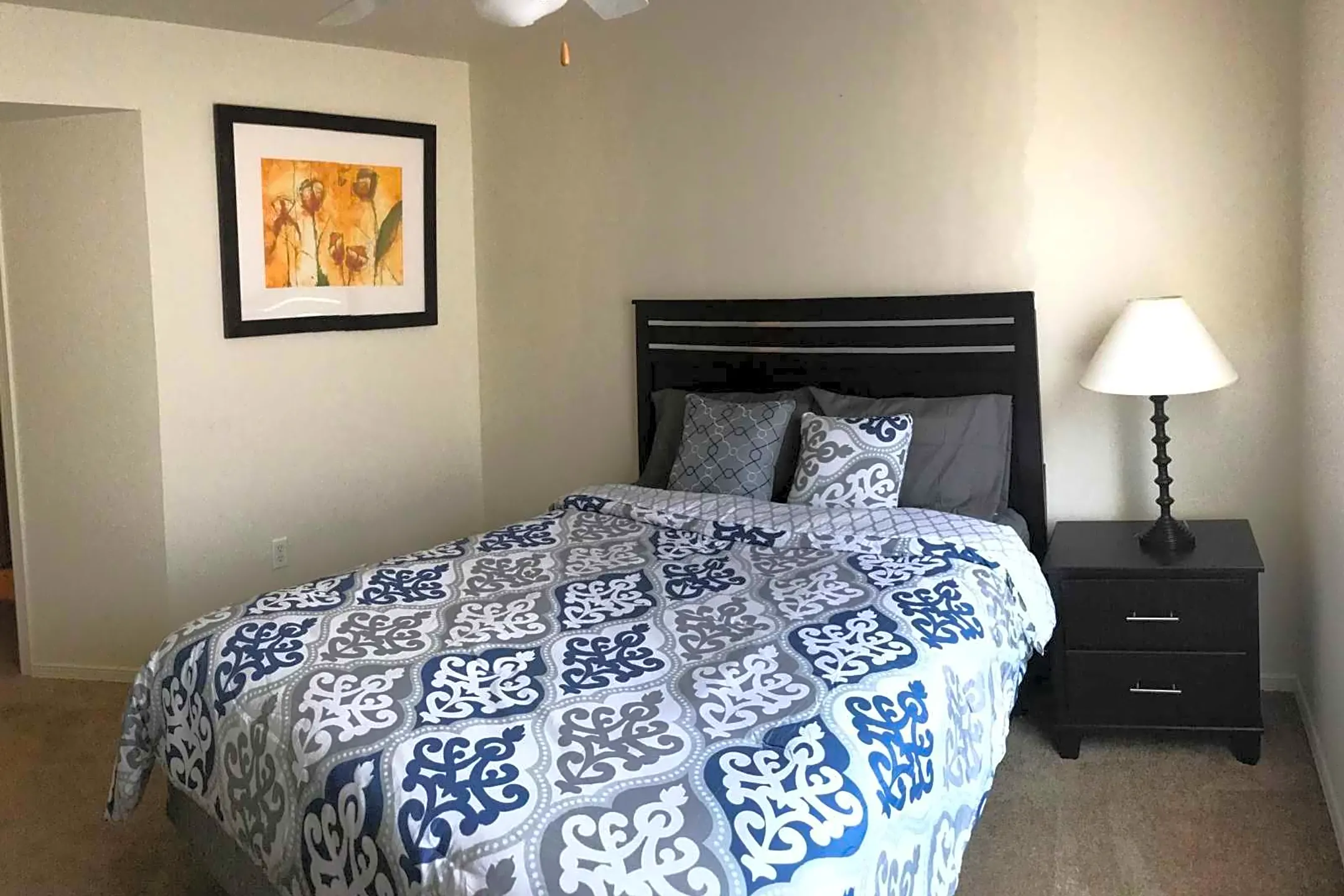Bedroom - Desert Village Apartments - El Paso, TX