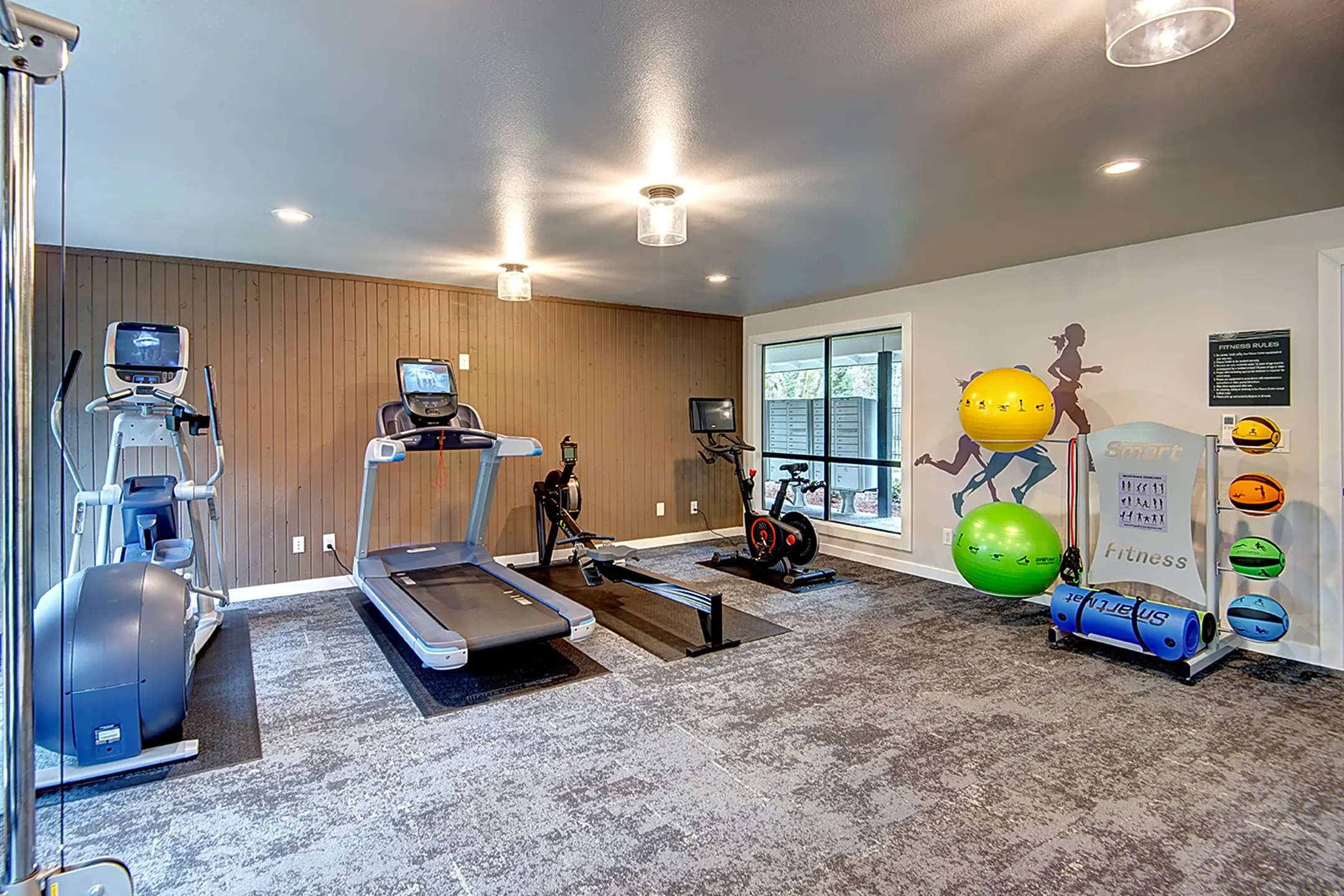 Fitness Weight Room - Timbre Apartments - Lakewood, WA