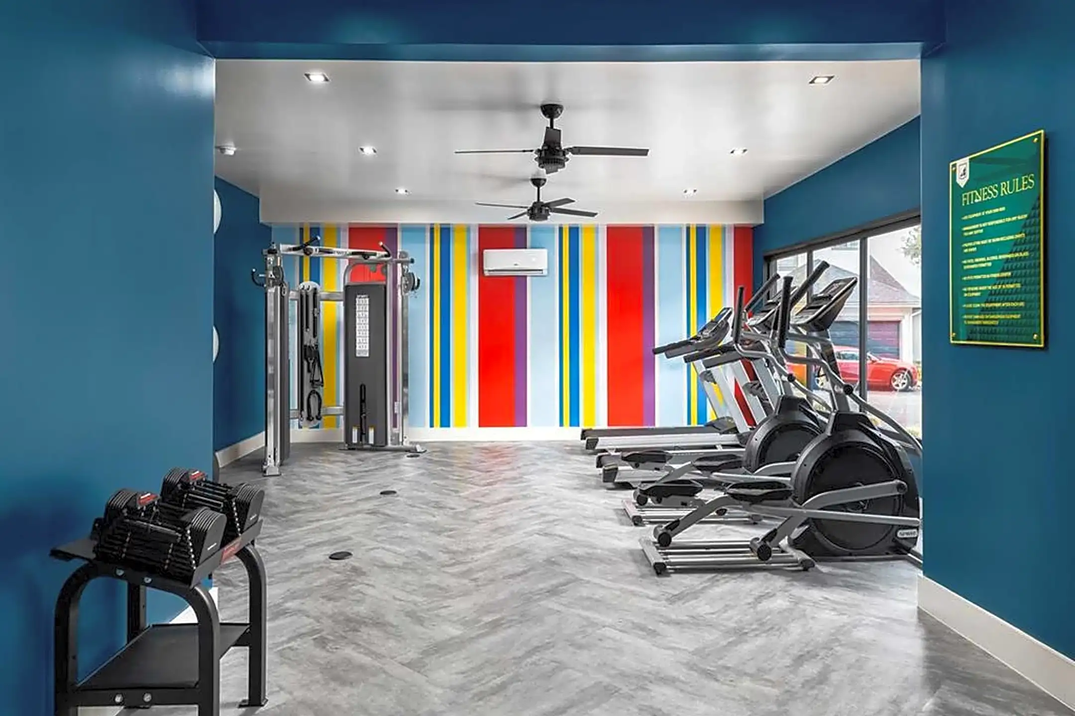 Fitness Weight Room - Castle Hills Townhomes - San Antonio, TX