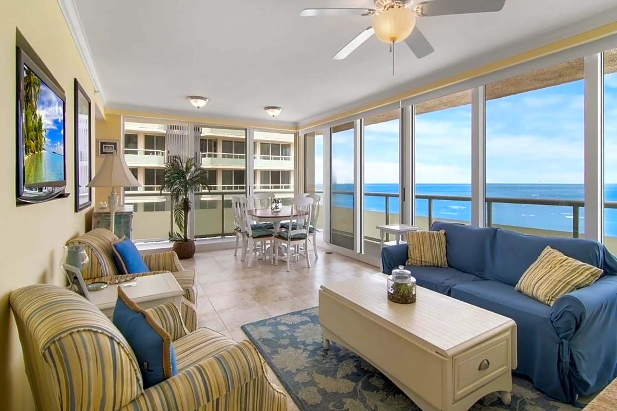 Living Room - 3554 Ocean Dr #1003S - Vero Beach, FL