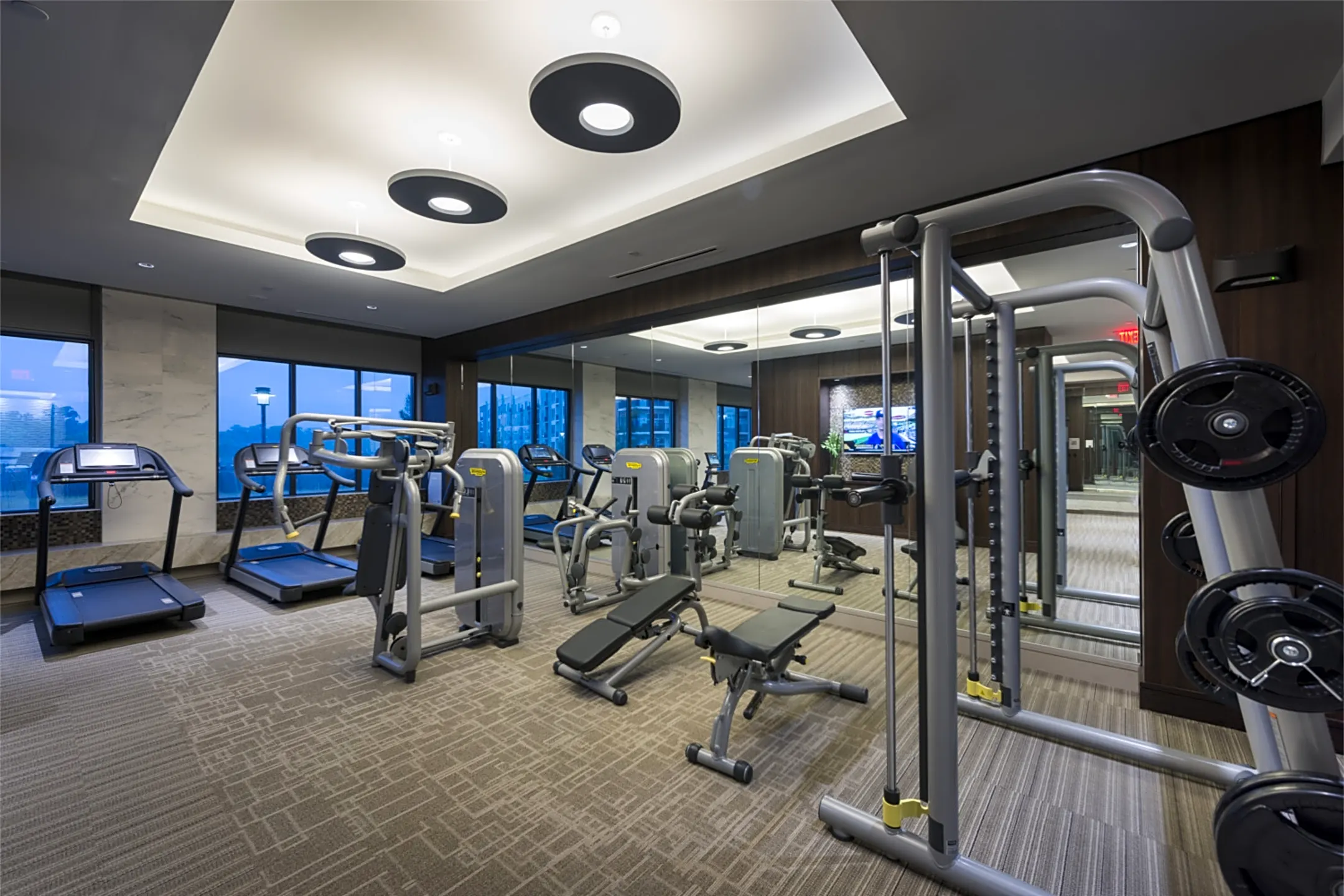 Fitness Weight Room - OMNIA at Town Center - King of Prussia, PA