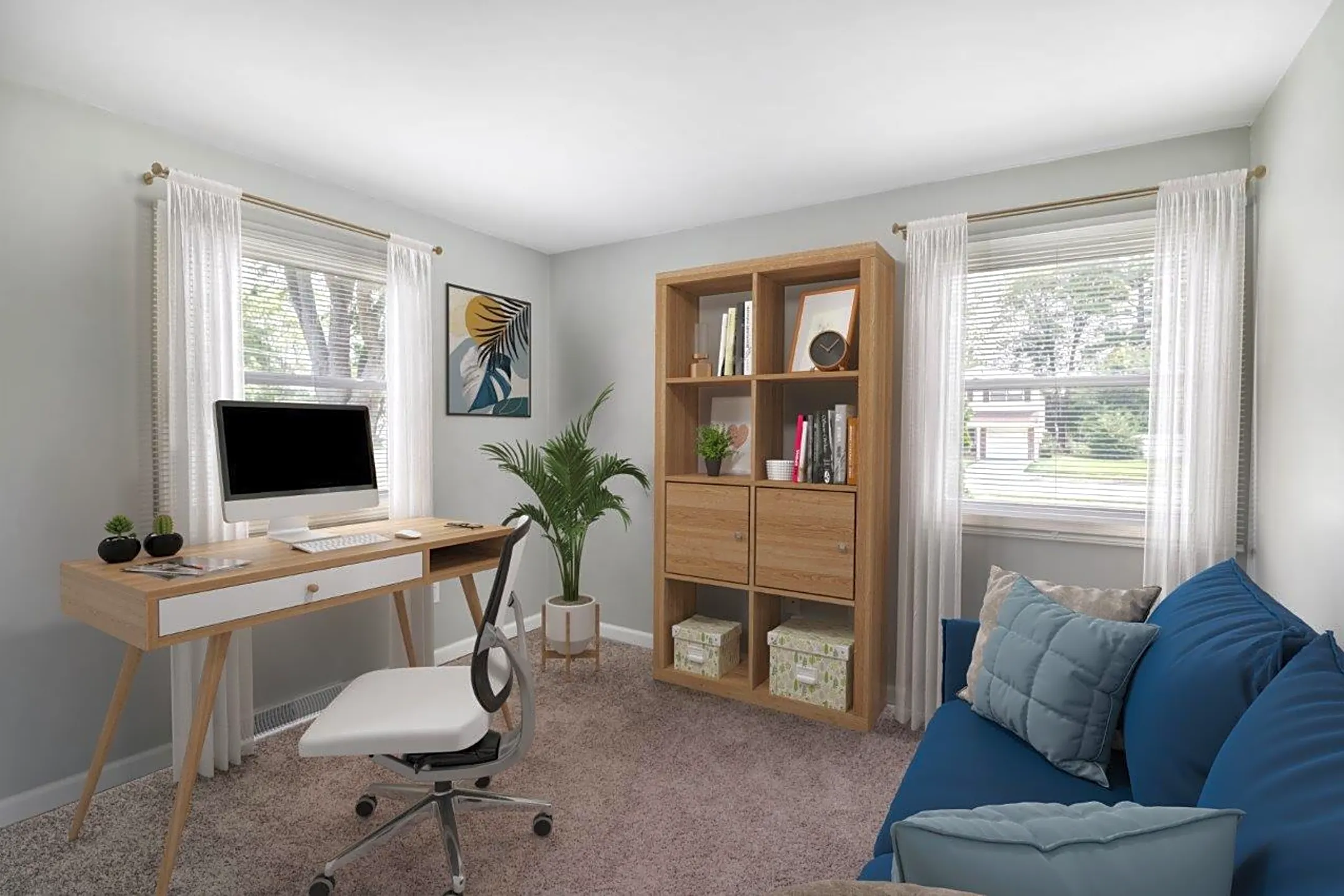 Living Room - Woodcrest Apartment Homes - Dover, DE