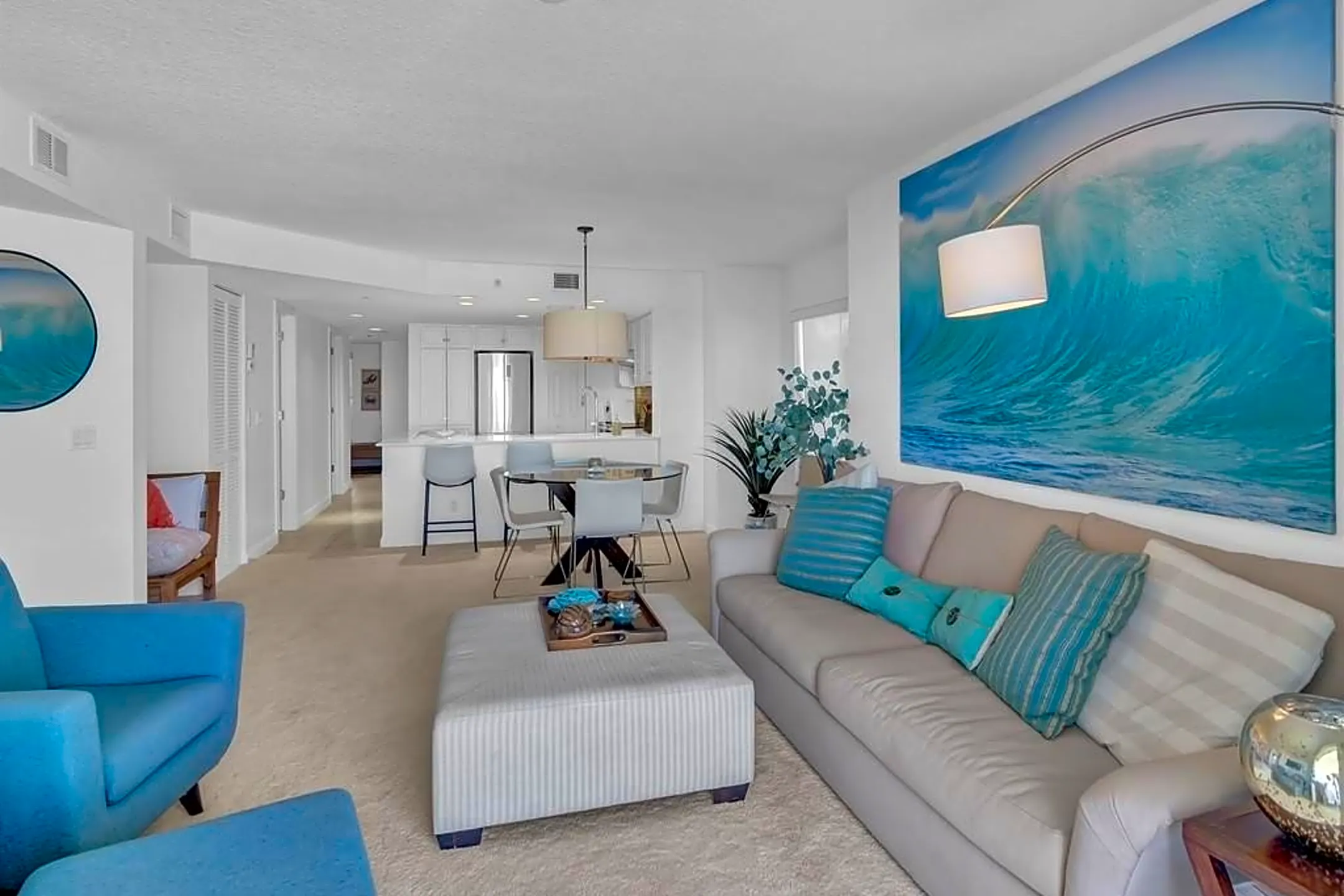Living Room - 2700 Ocean Dr #300 - Vero Beach, FL
