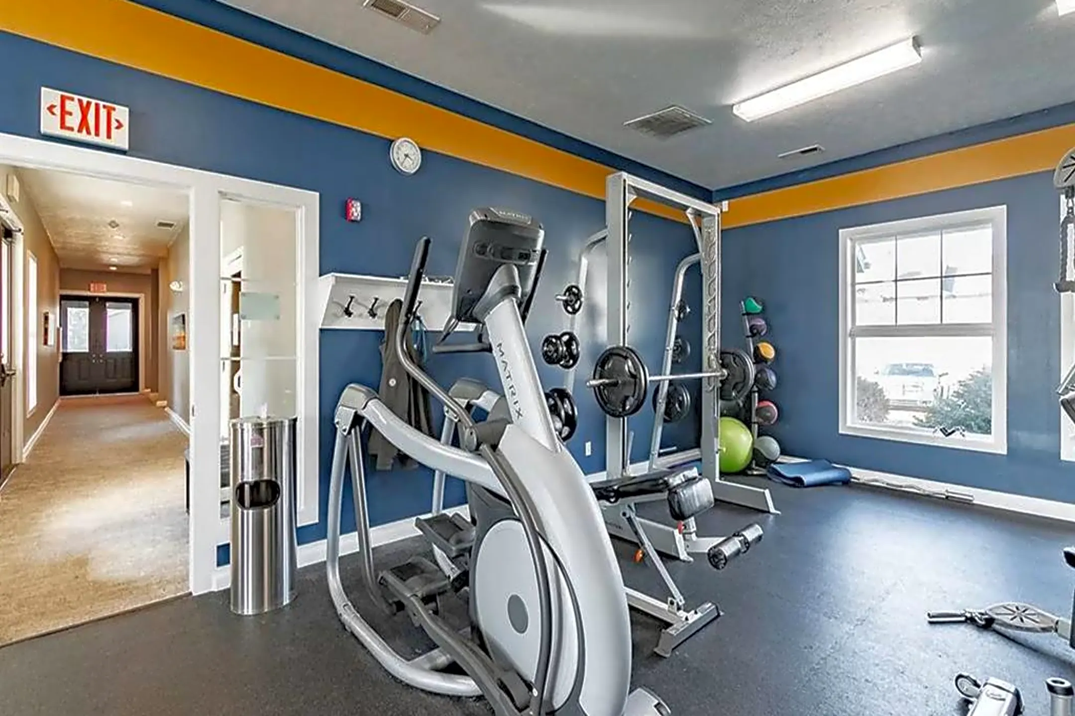 Fitness Weight Room - Elevate on Main - Granger, IN