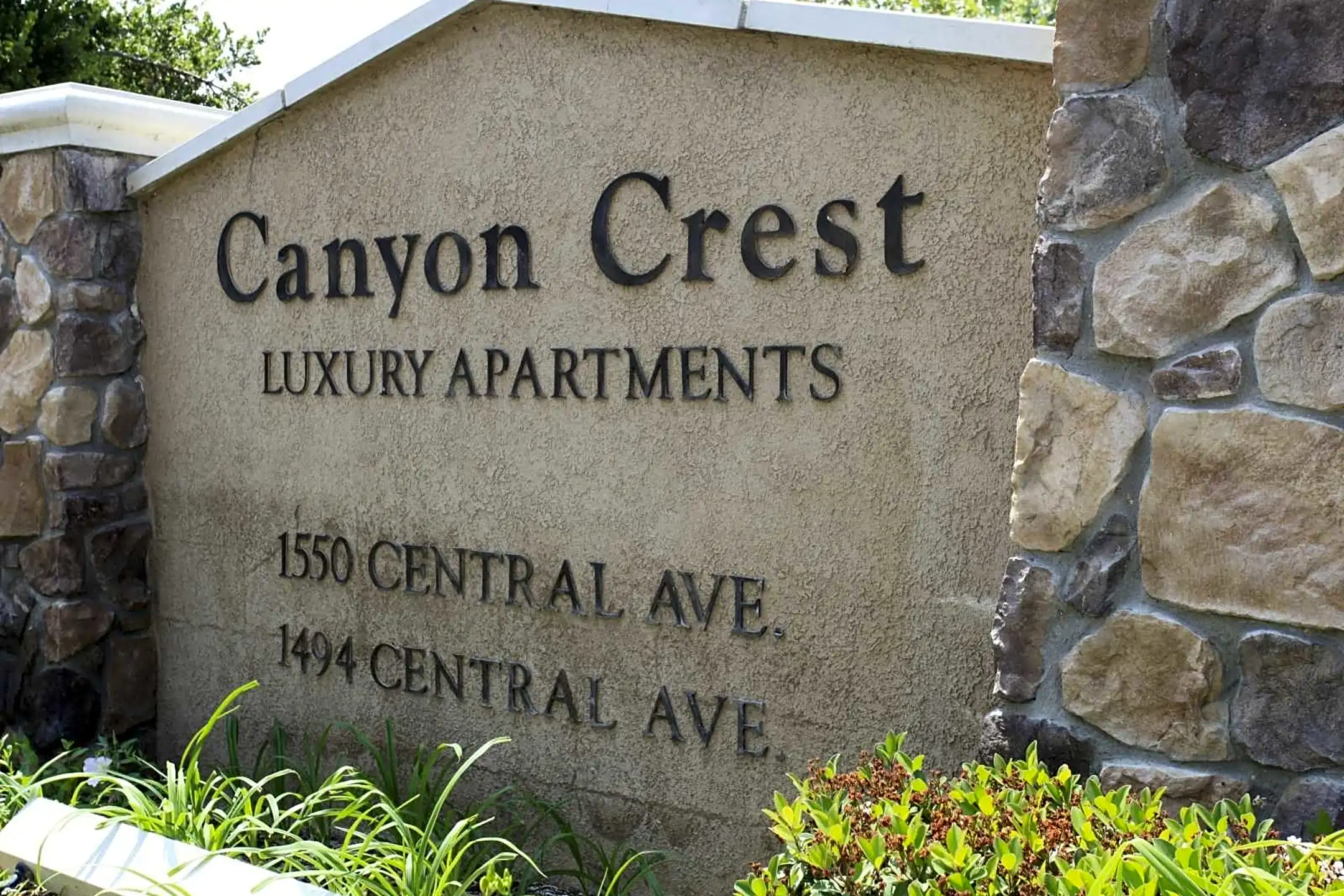 Community Signage - Canyon Crest Luxury Apartments - Riverside, CA