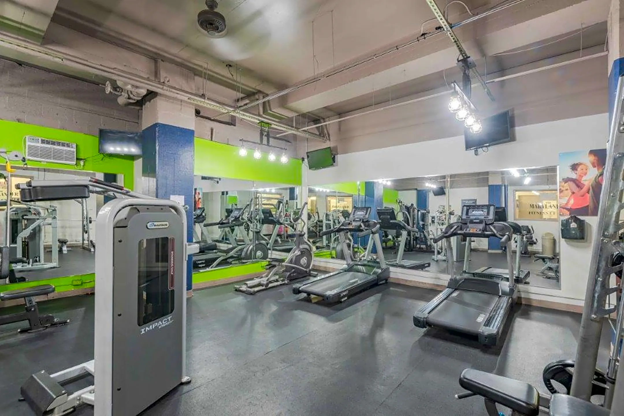 Fitness Weight Room - The Marylander Apartment Homes - Baltimore, MD