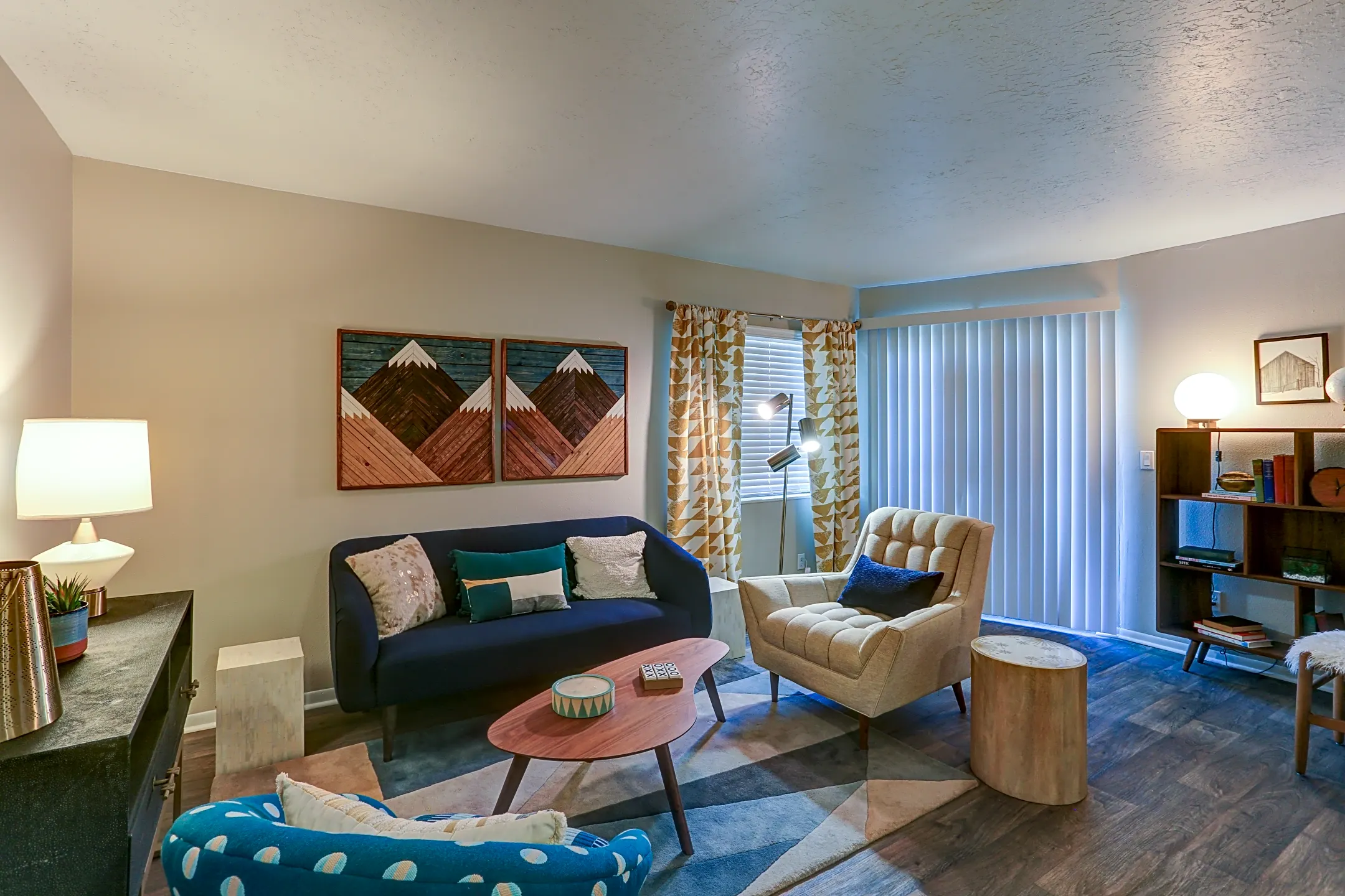 Living Room - Clover Creek Apartments - Salt Lake City, UT