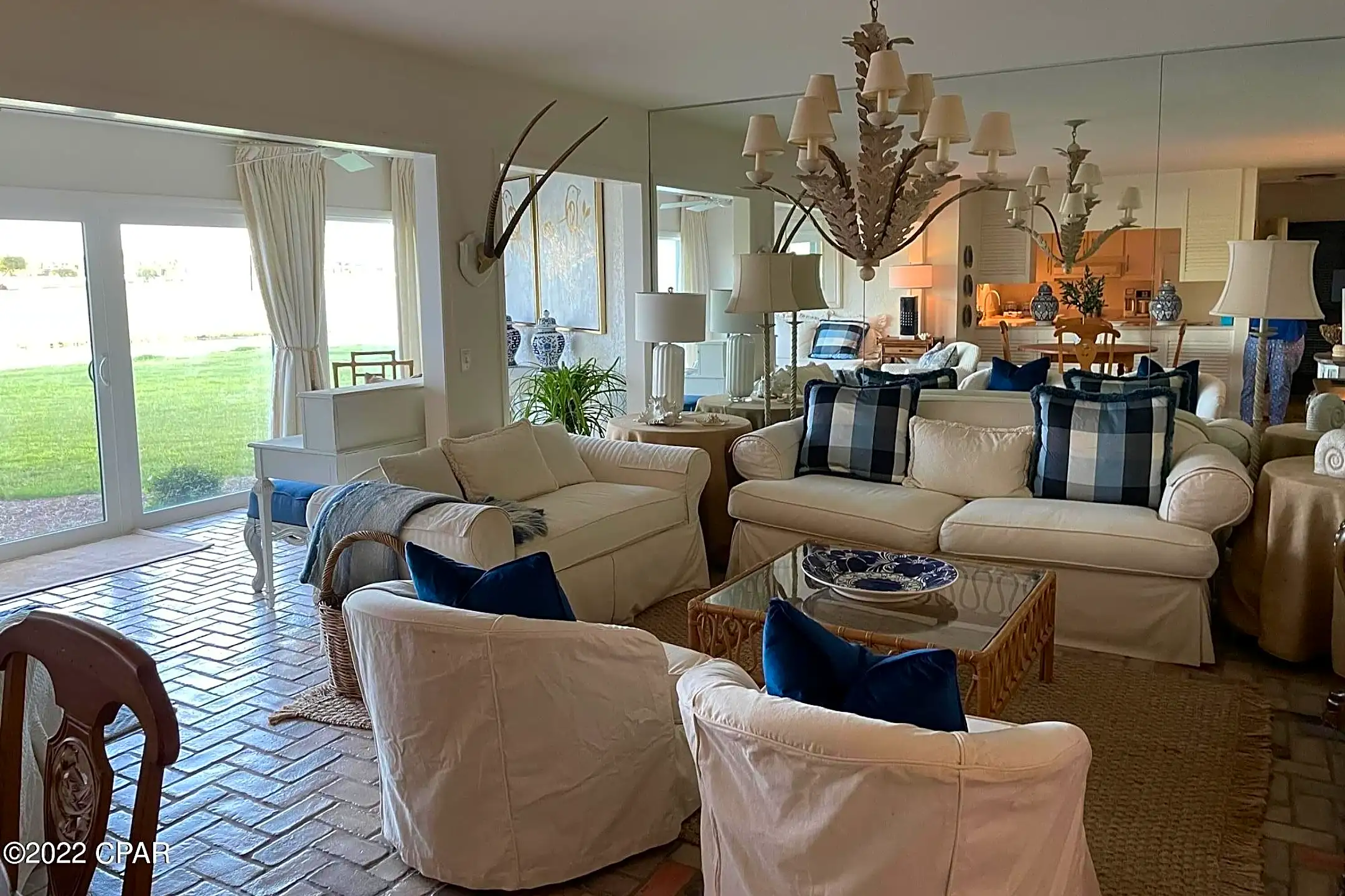 Living Room - 4725 Bay Point Rd #166 - Panama City Beach, FL