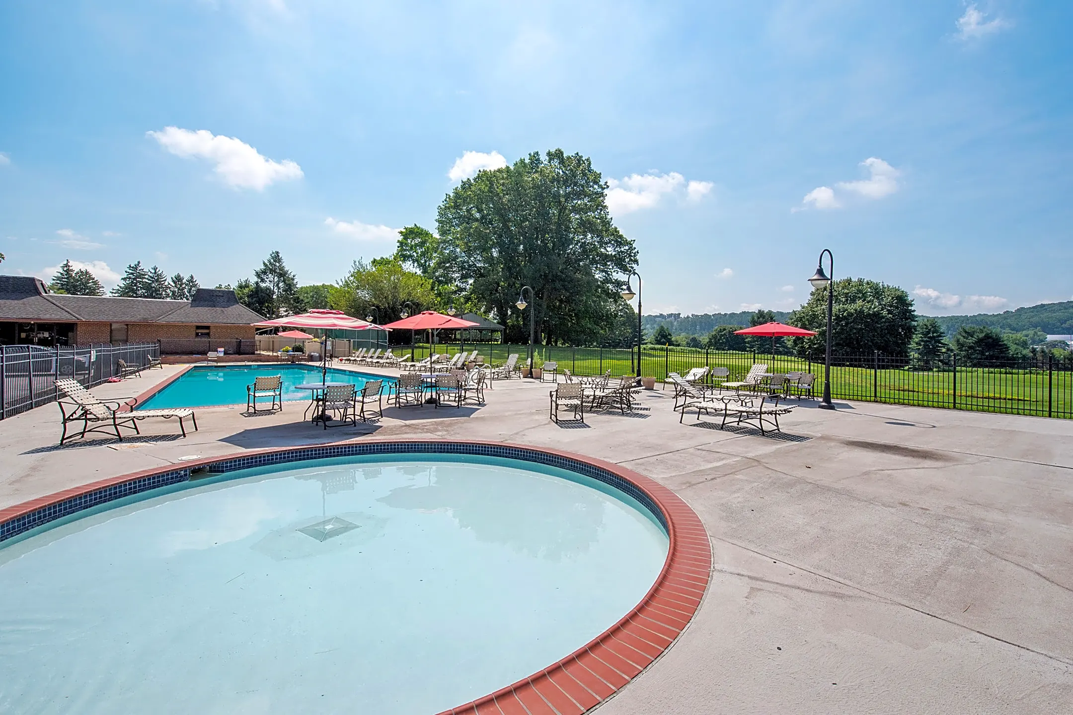 Pool - The Fairways Apartments & Townhomes - Thorndale, PA