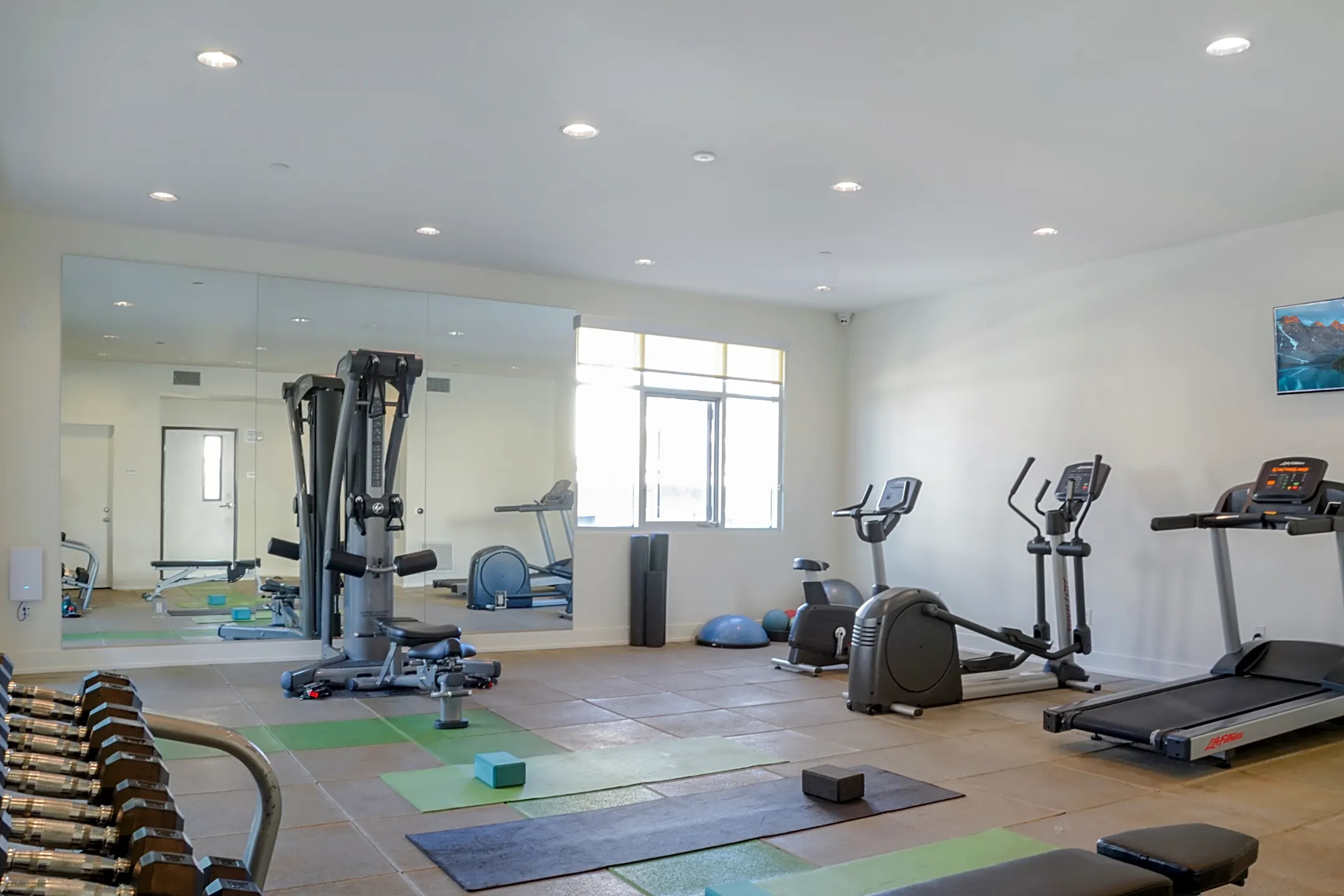 Fitness Weight Room - Empire at Kings - West Hollywood, CA