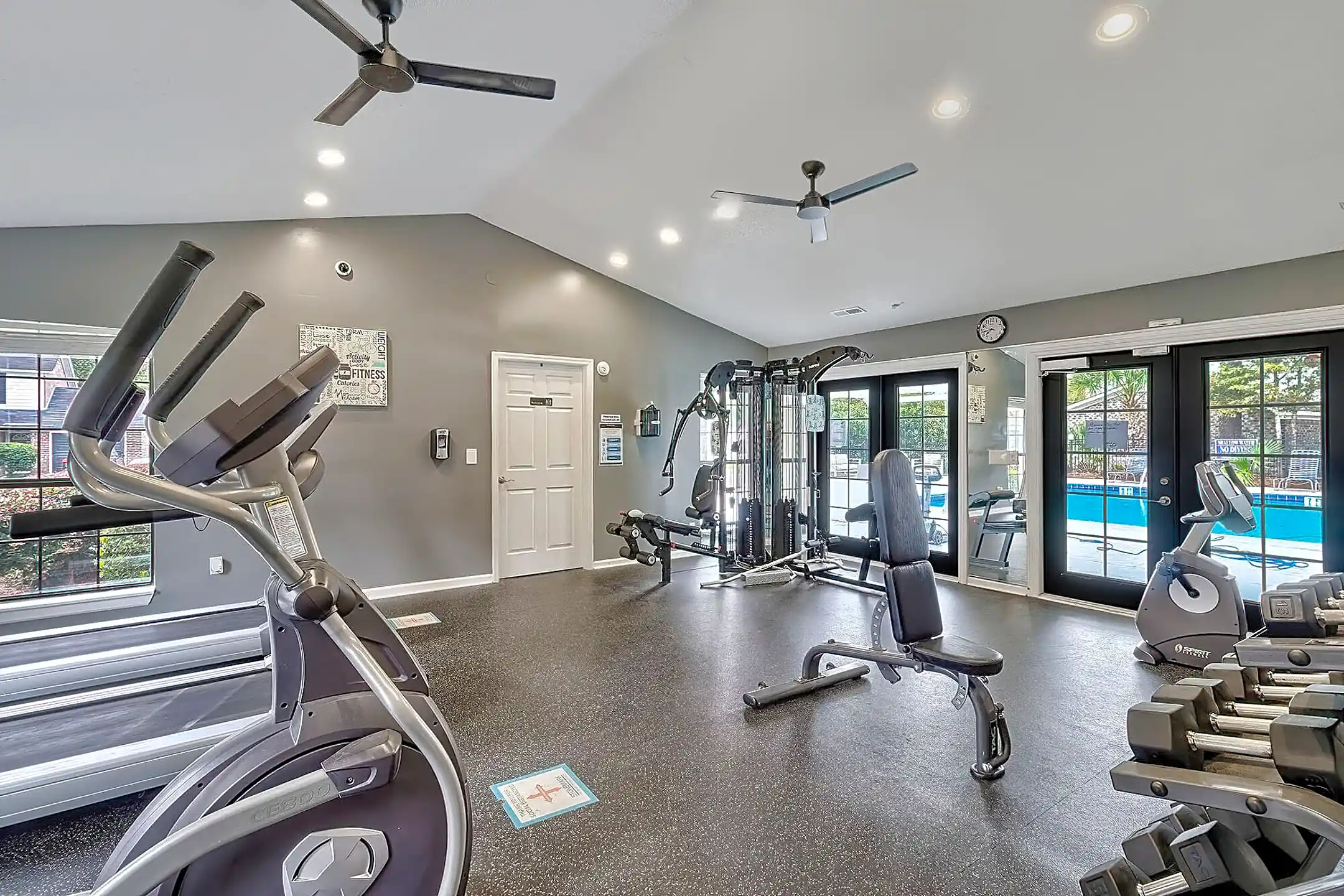 Fitness Weight Room - The Cottages At Crowfield - Ladson, SC