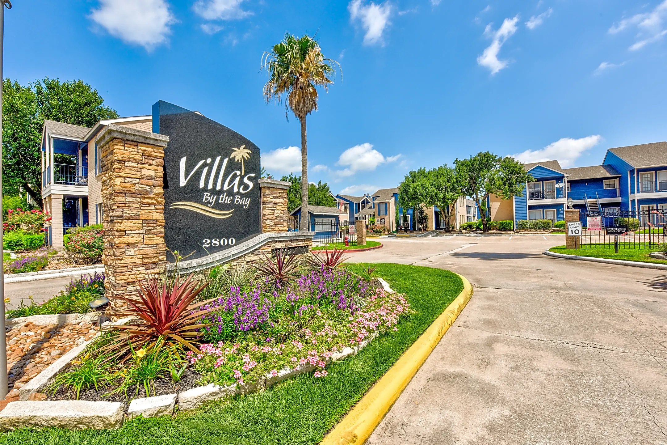 Community Signage - Villas By the Bay - Seabrook, TX