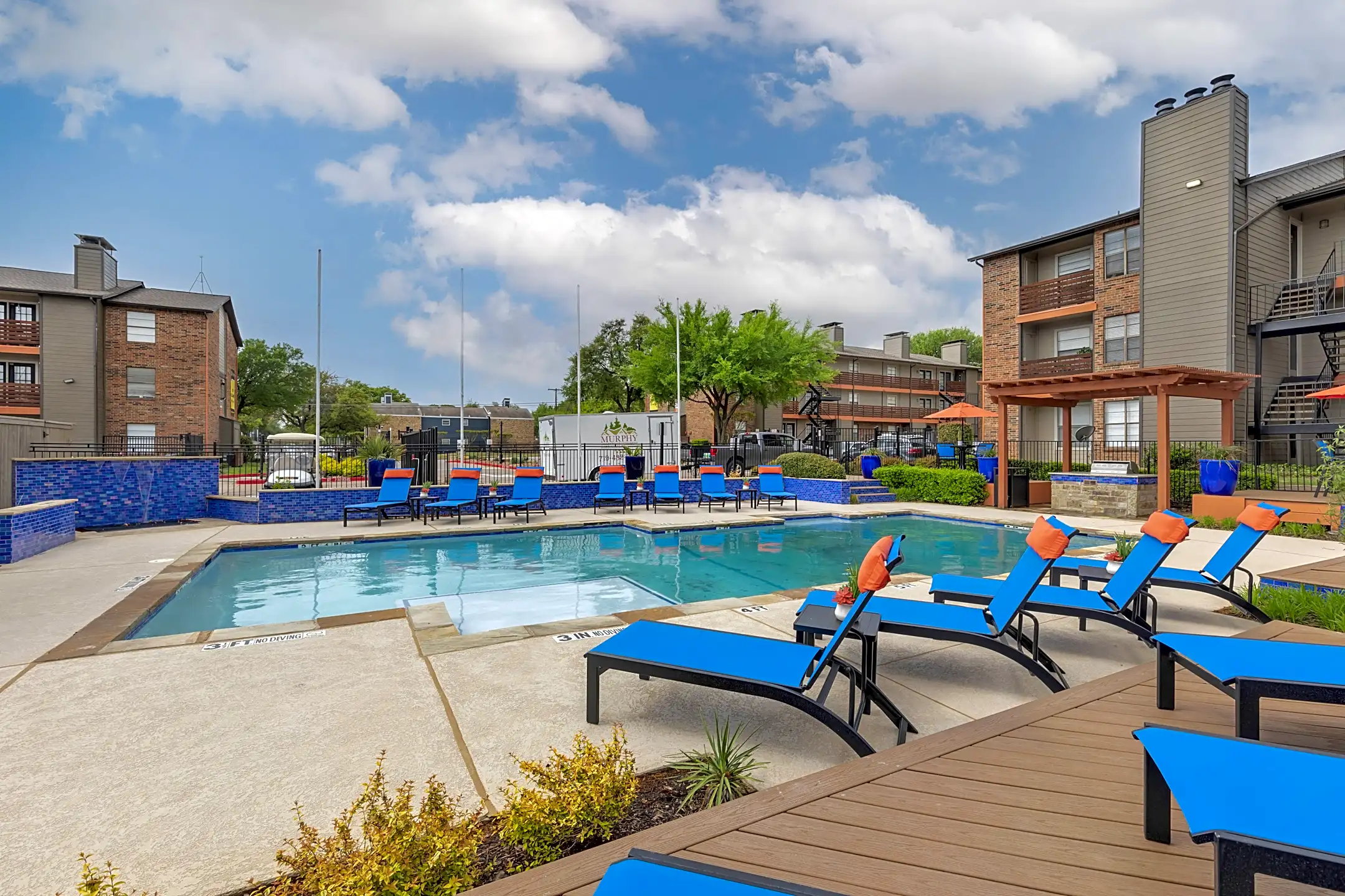 Pool - Brookside Apartments - Arlington, TX