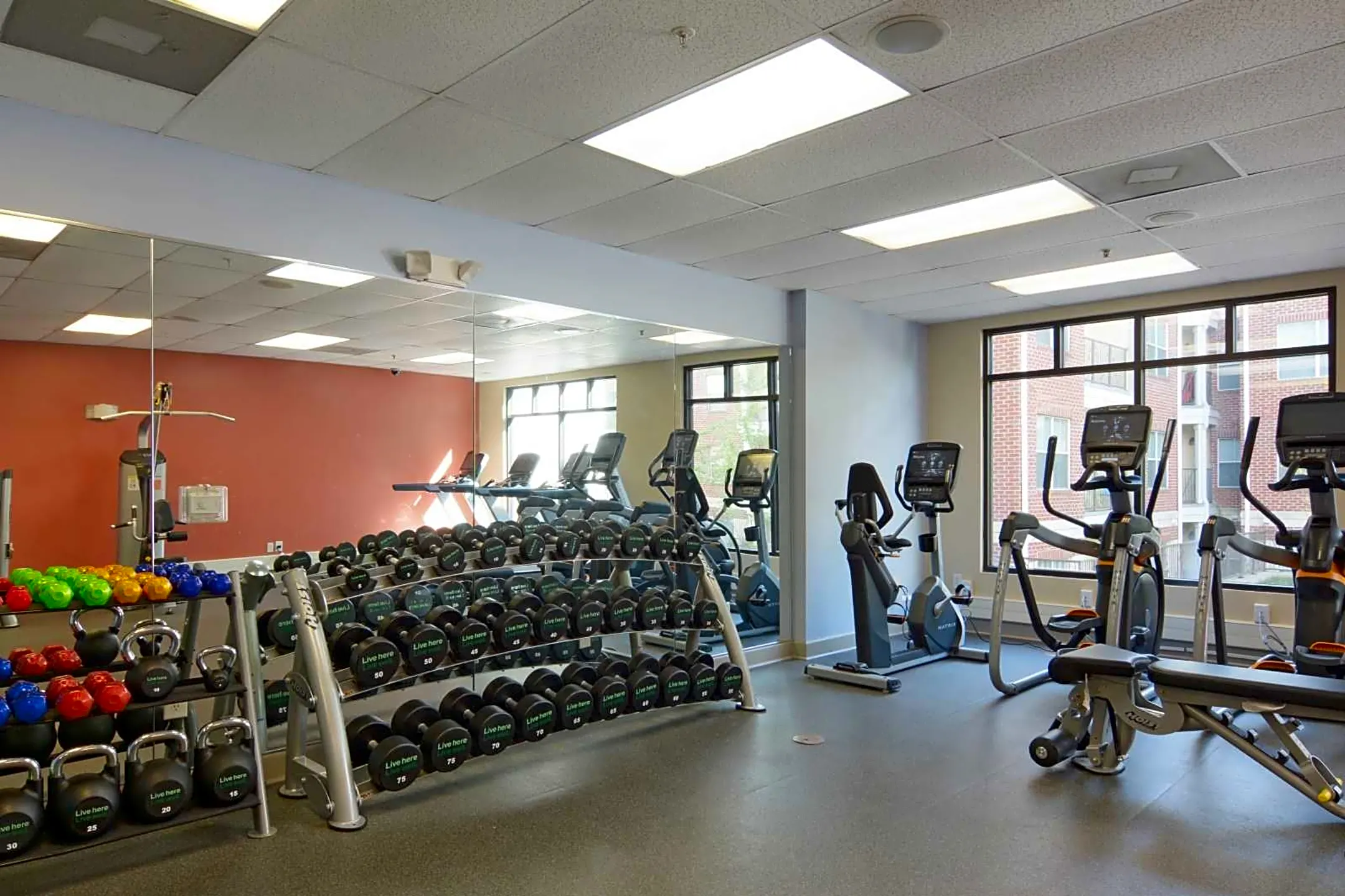 Fitness Weight Room - Grandmarc at the Corner - Charlottesville, VA
