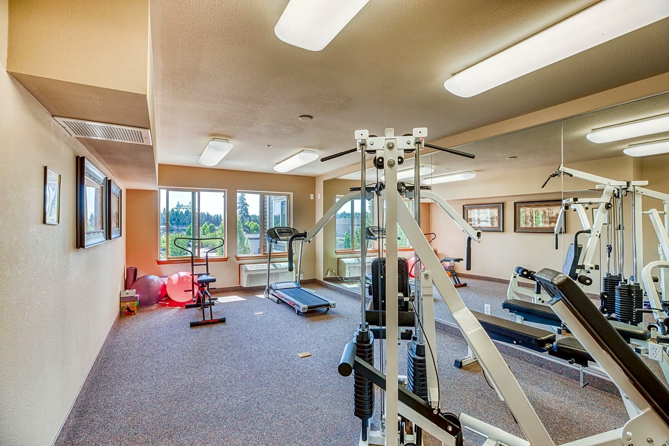 Fitness Weight Room - Covington Place Senior Apartments - Covington, WA