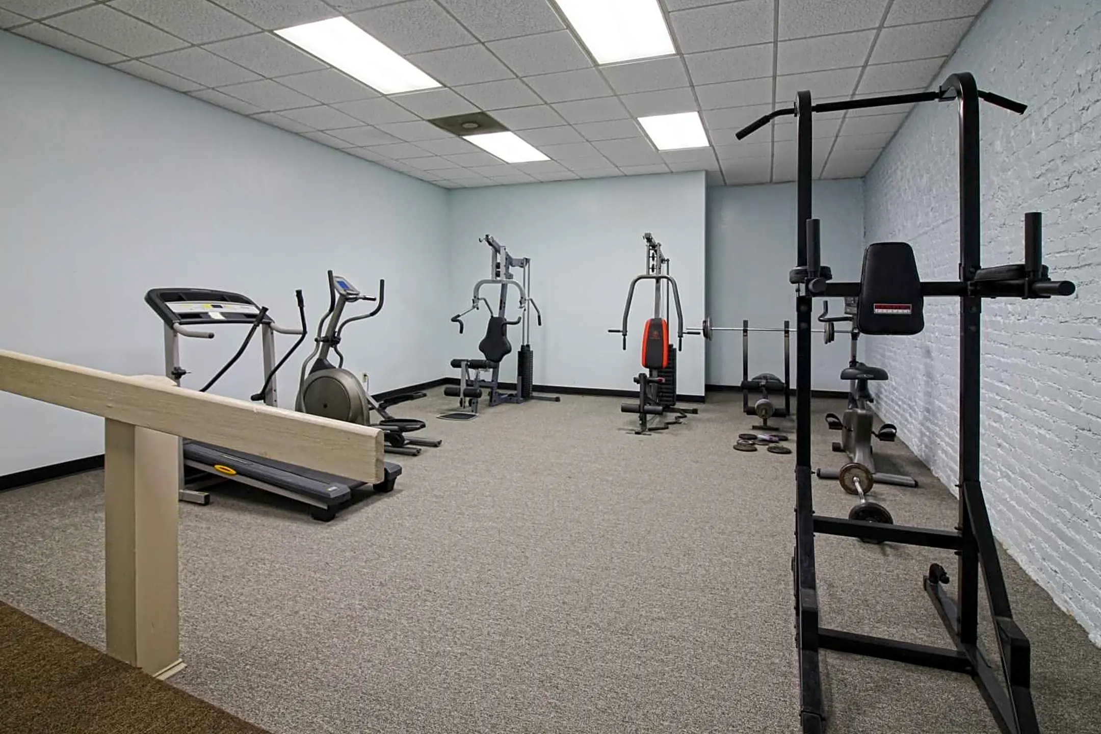 Fitness Weight Room - Jefferson Apartments - Shreveport, LA
