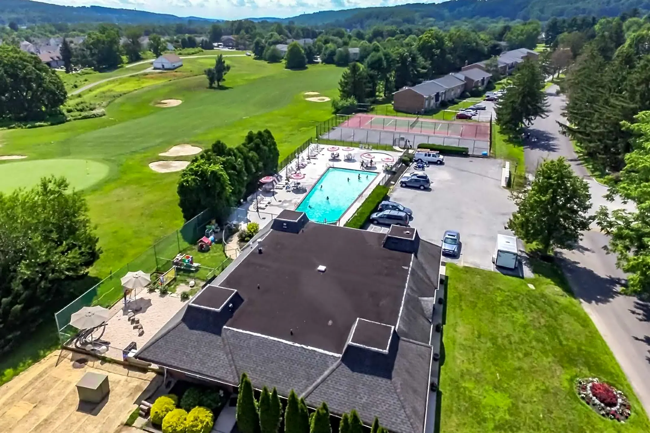 Pool - The Fairways Apartments & Townhomes - Thorndale, PA
